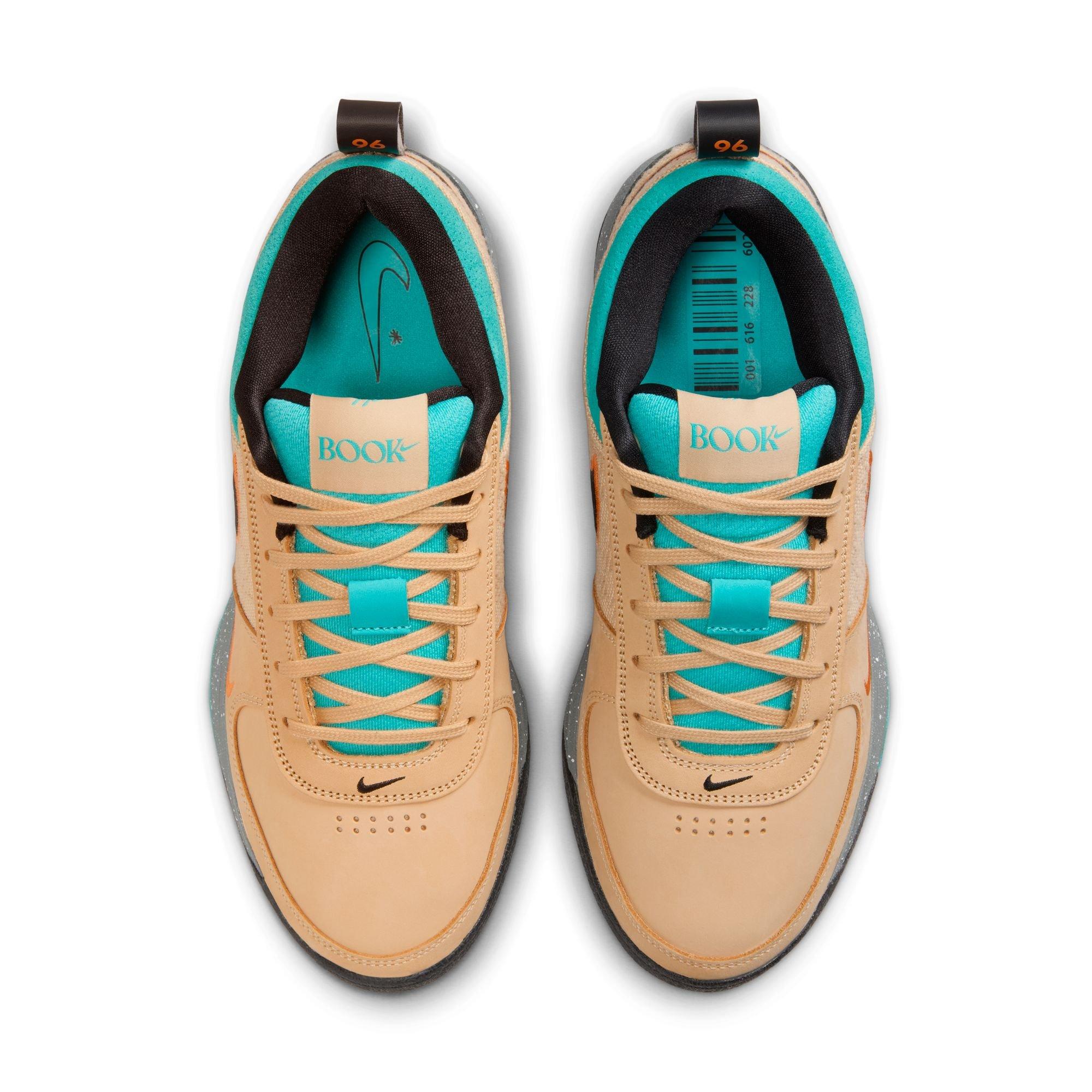 Nike Book 1 "Mowabb" Men's Basketball Shoe - SESAME/BLACK/BRIGHT MANDARIN Thumbnail View 10