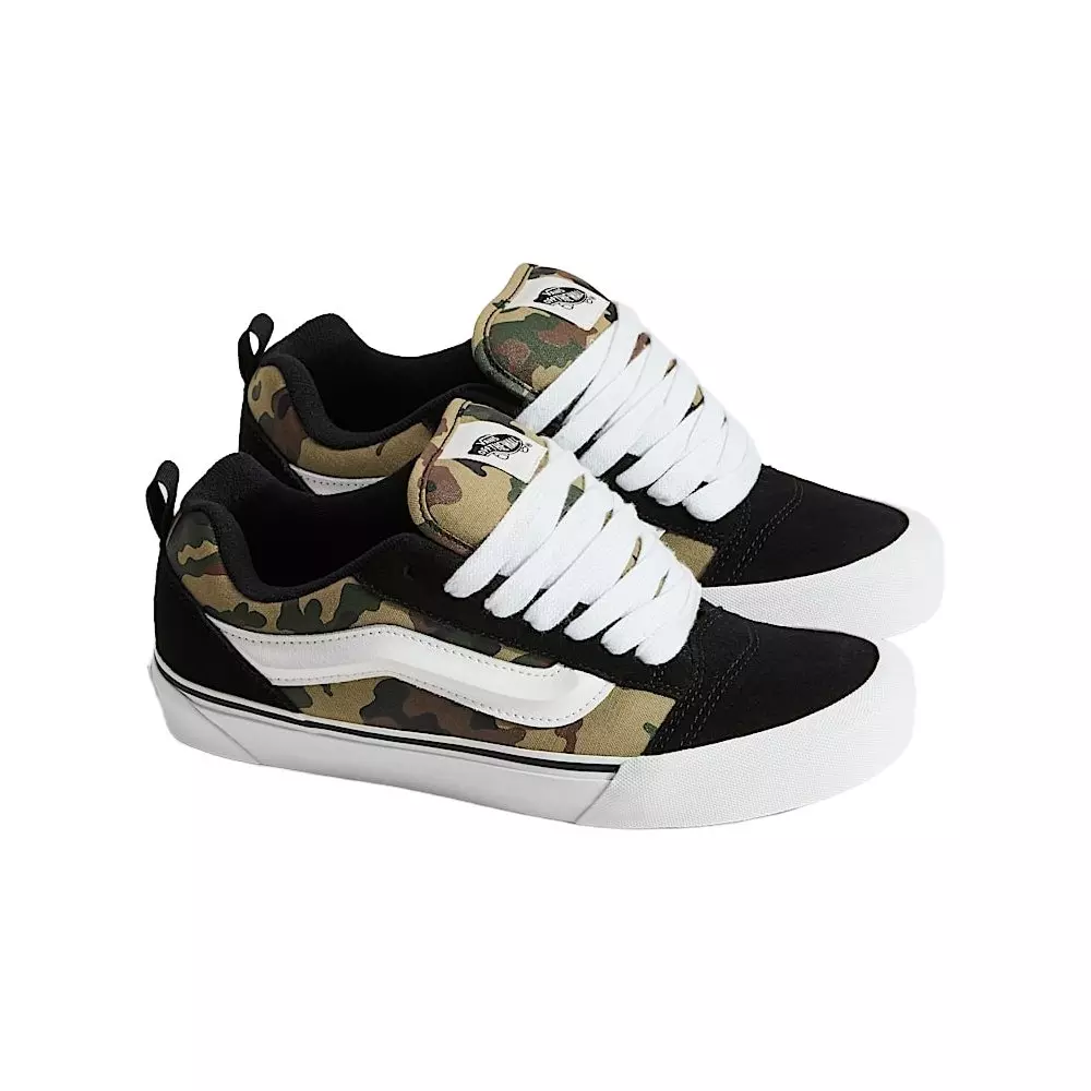 Vans Knu Skool Camo "Black/Green" Unisex Shoe - CAMO/BLACK