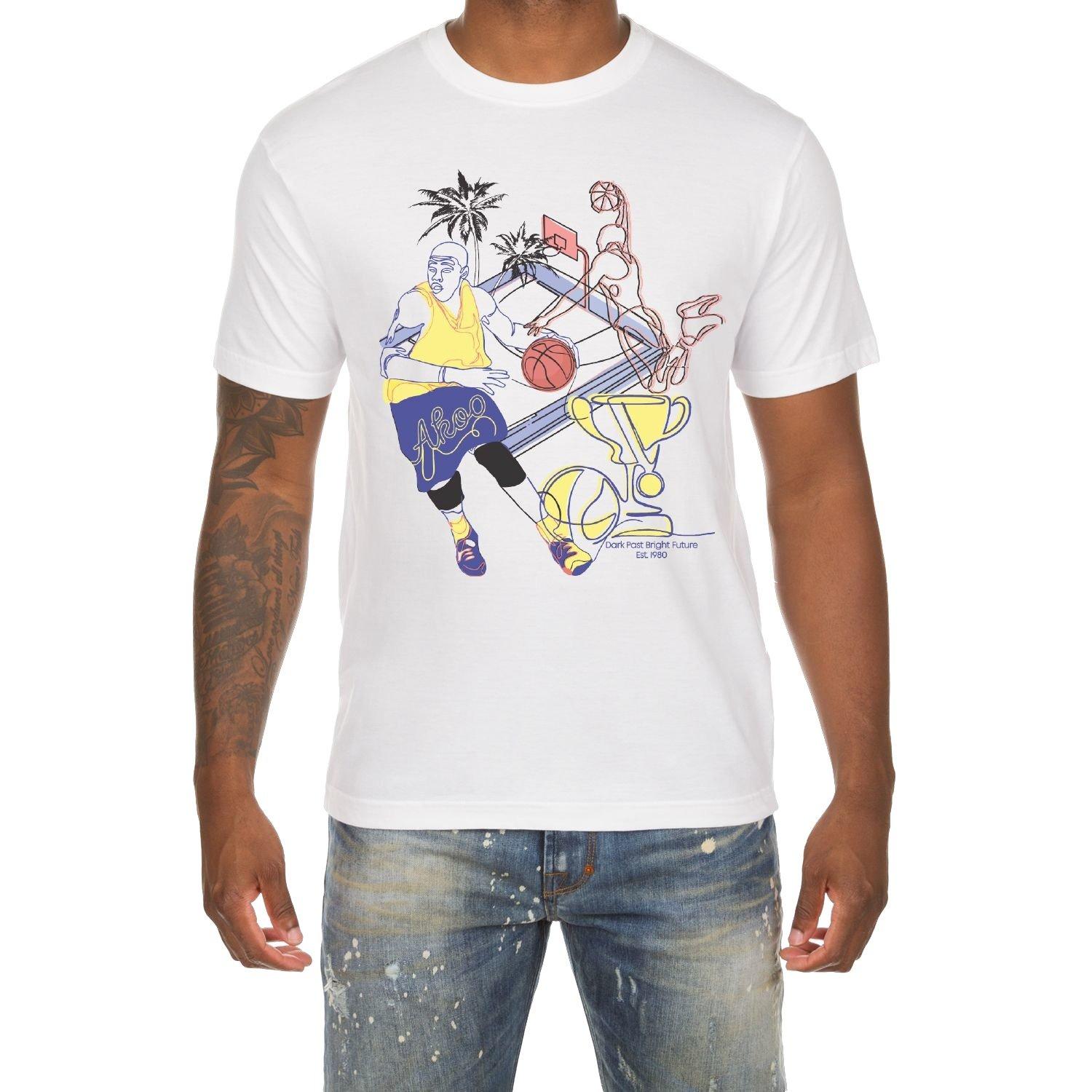 AKOO Men's Champ Tee - White - WHITE