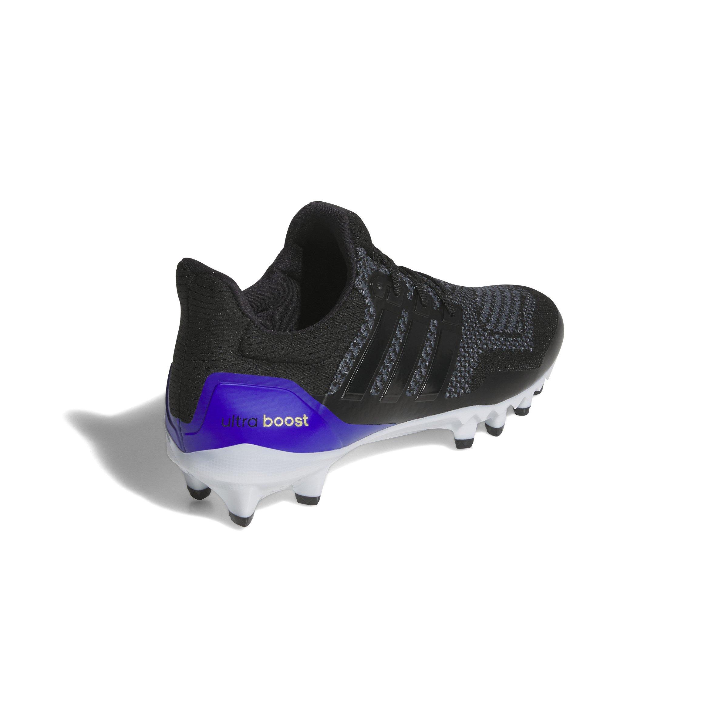 adidas Ultraboost "Black/Blue" Men's Football Cleat - BLACK/BLUE