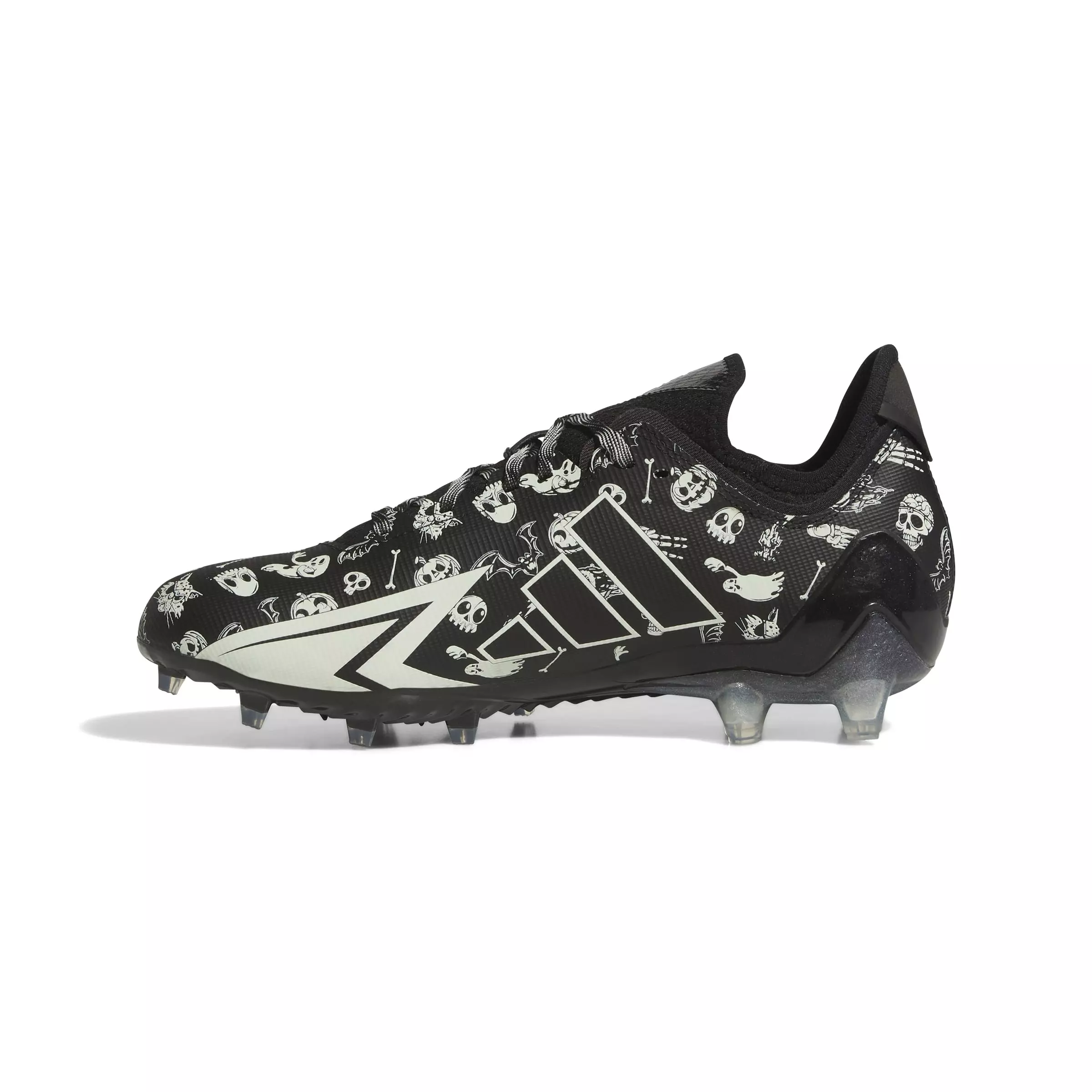 adidas Adizero Electric "Halloween" Men's Football Cleat - BLACK/WHITE