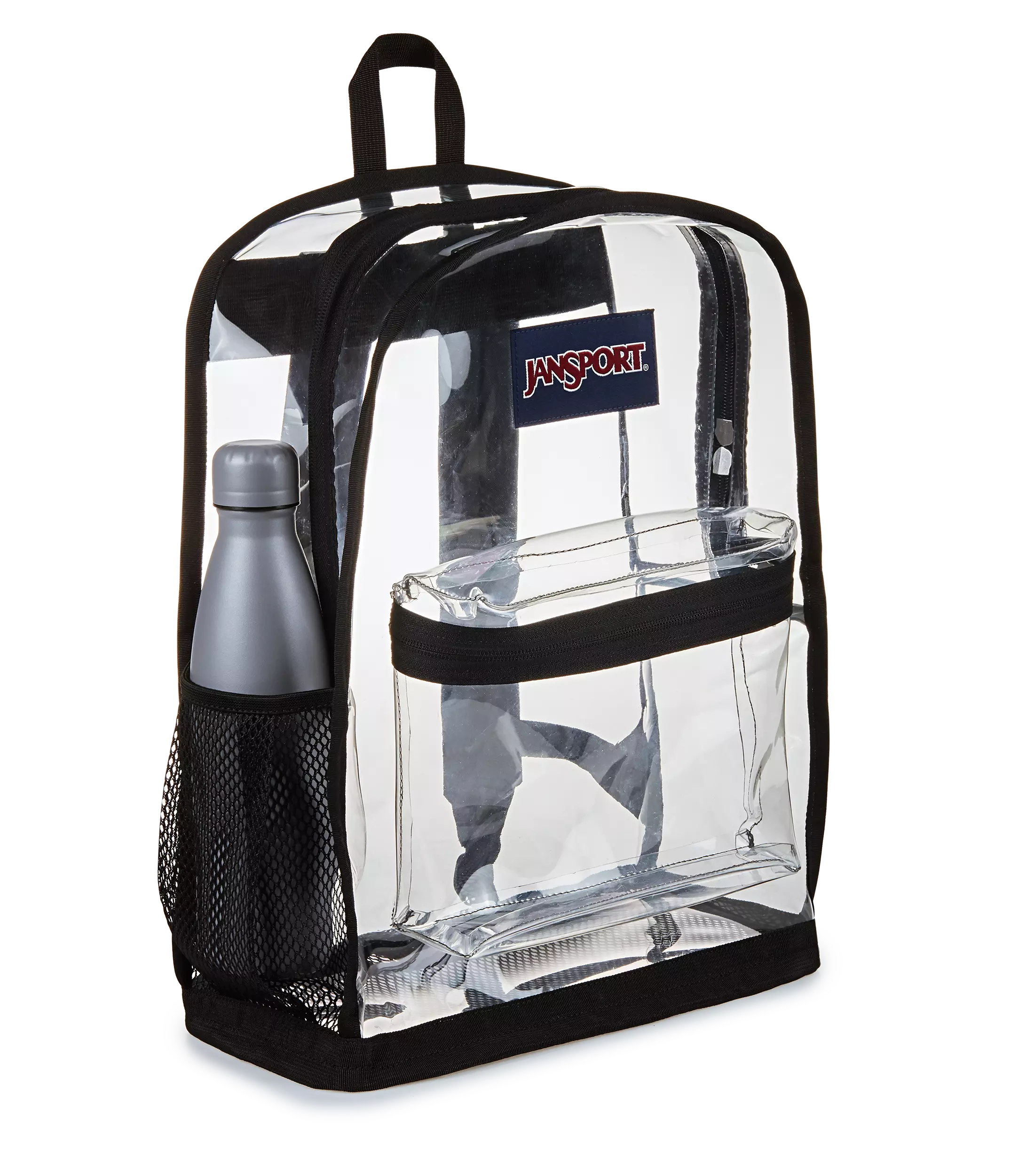 JanSport Clear SuperBreak Plus Backpack - Black - Black