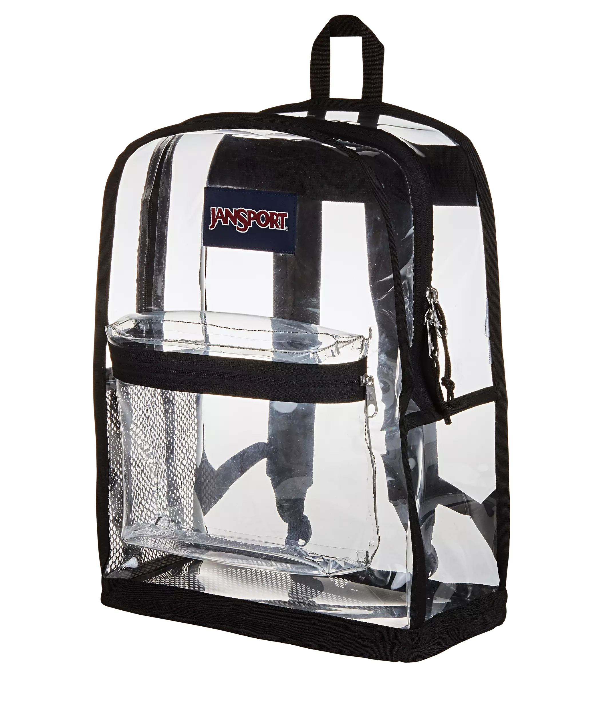 JanSport Clear SuperBreak Plus Backpack - Black - Black