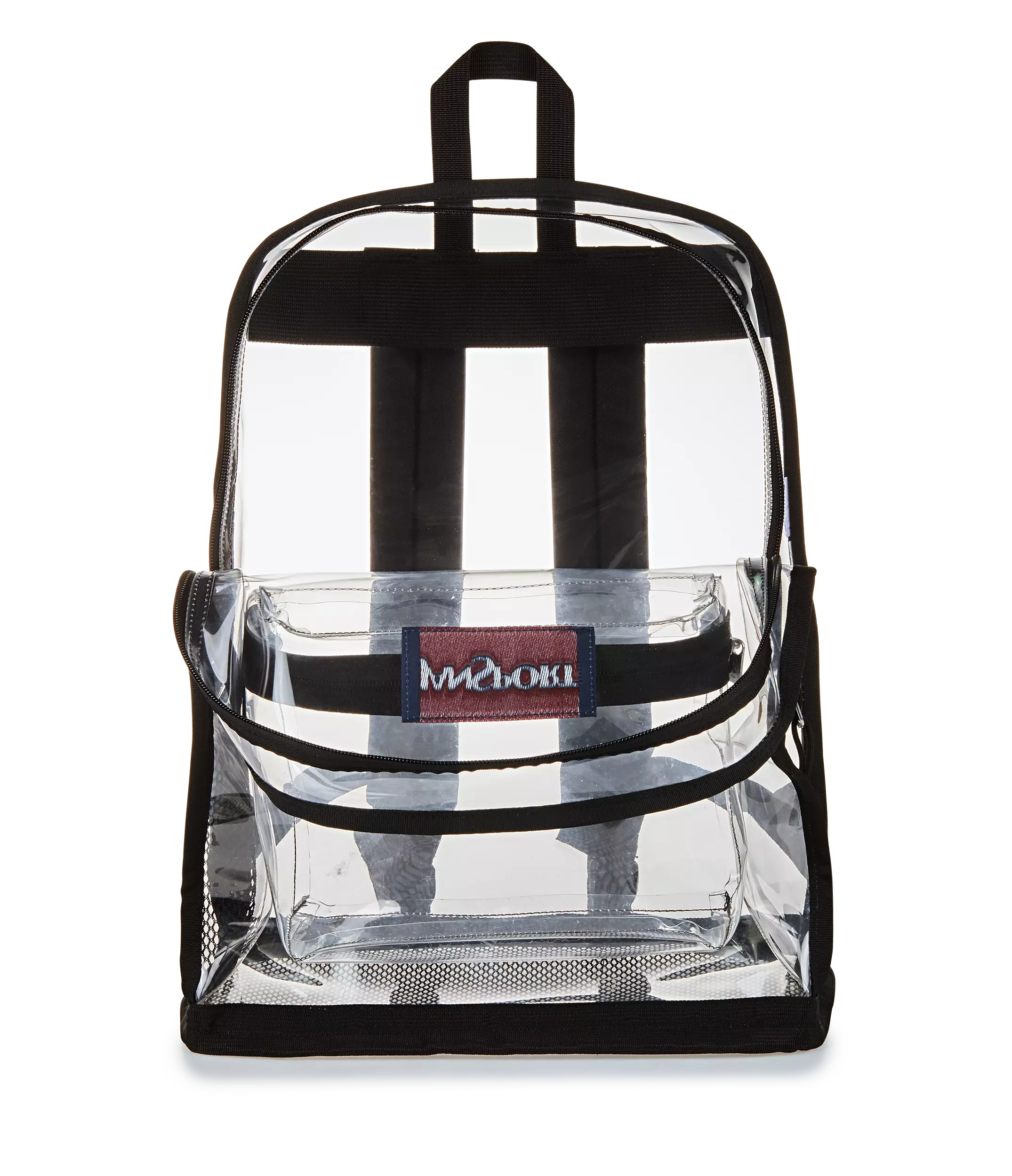 JanSport Clear SuperBreak Plus Backpack - Black - Black