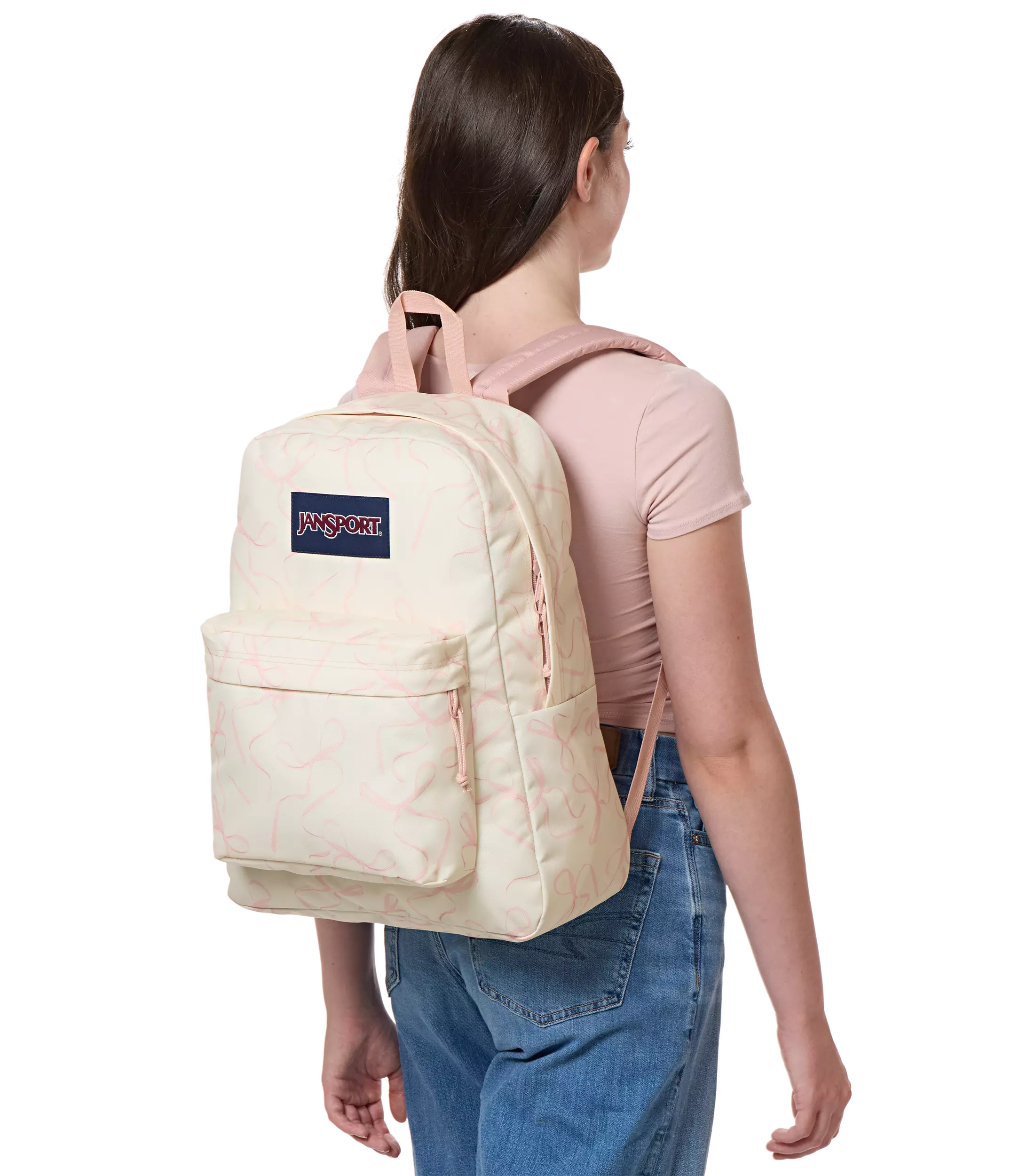 JanSport Pink Ribbon SuperBreak Plus Backpack - Yellow