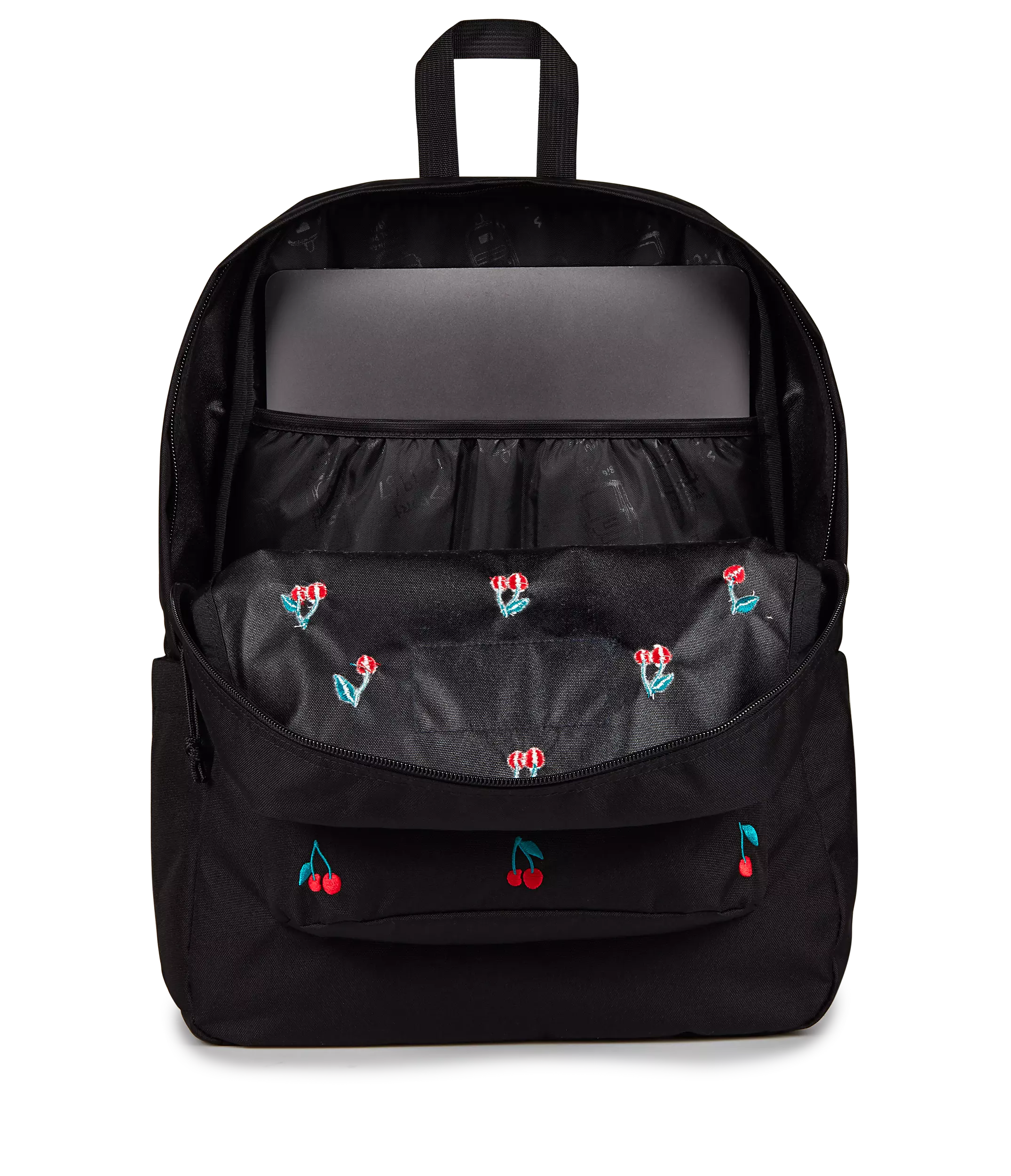JanSport Cherry SuperBreak Plus Backpack​ - Black - BLACK