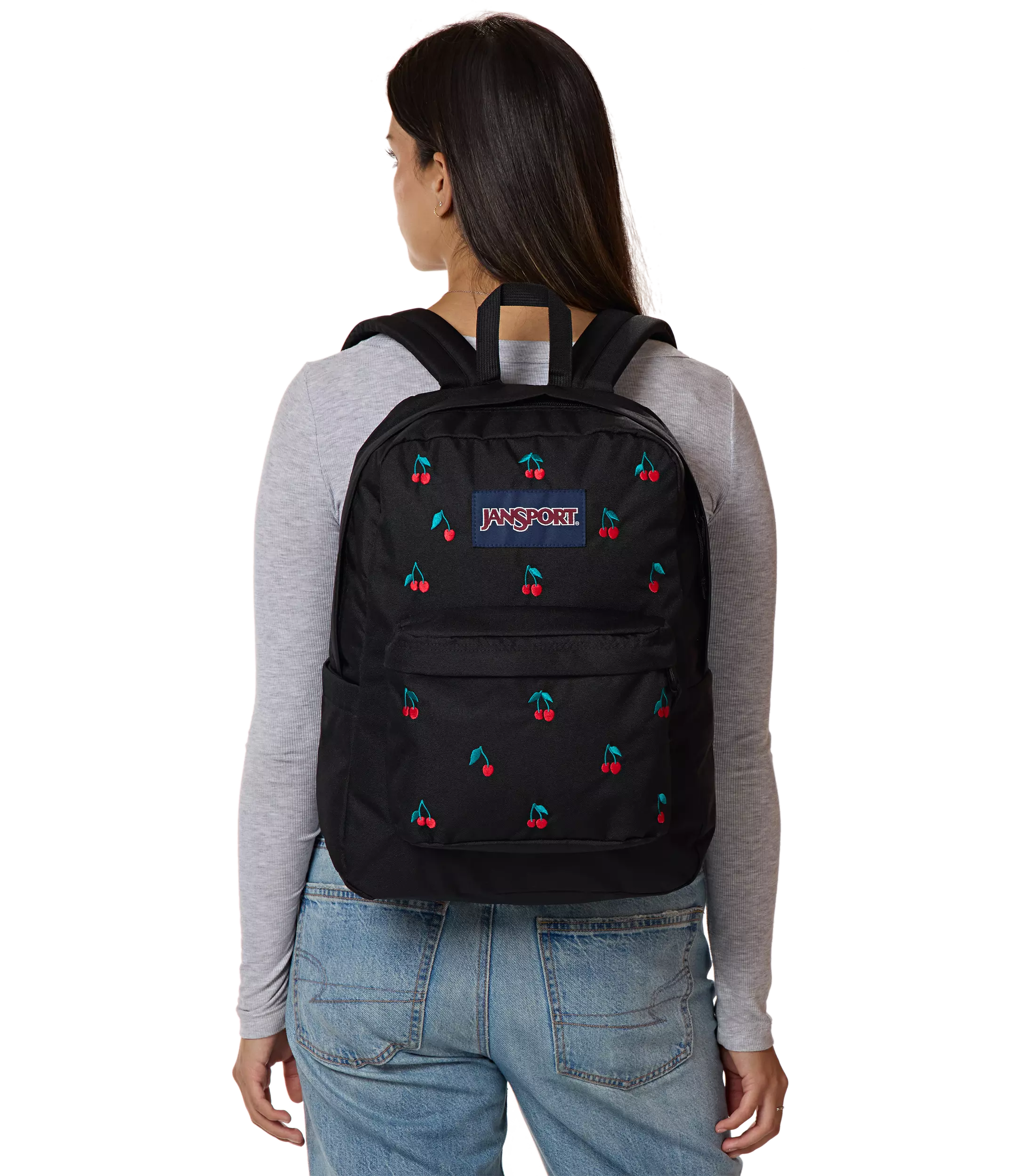 JanSport Cherry SuperBreak Plus Backpack​ - Black - BLACK