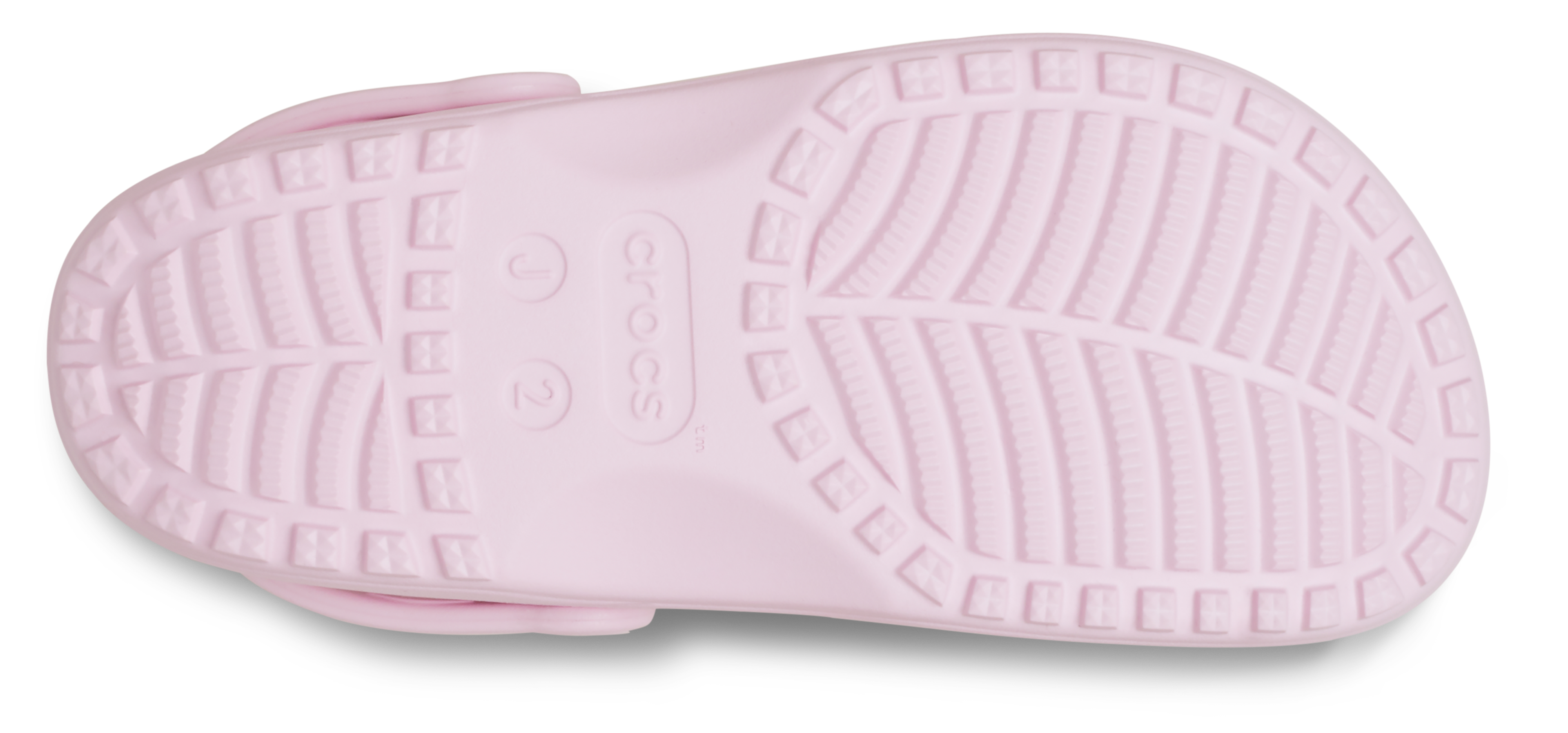 Crocs Classic Floral Cut-Out Grade School Girls' "Pink Milk" Clog