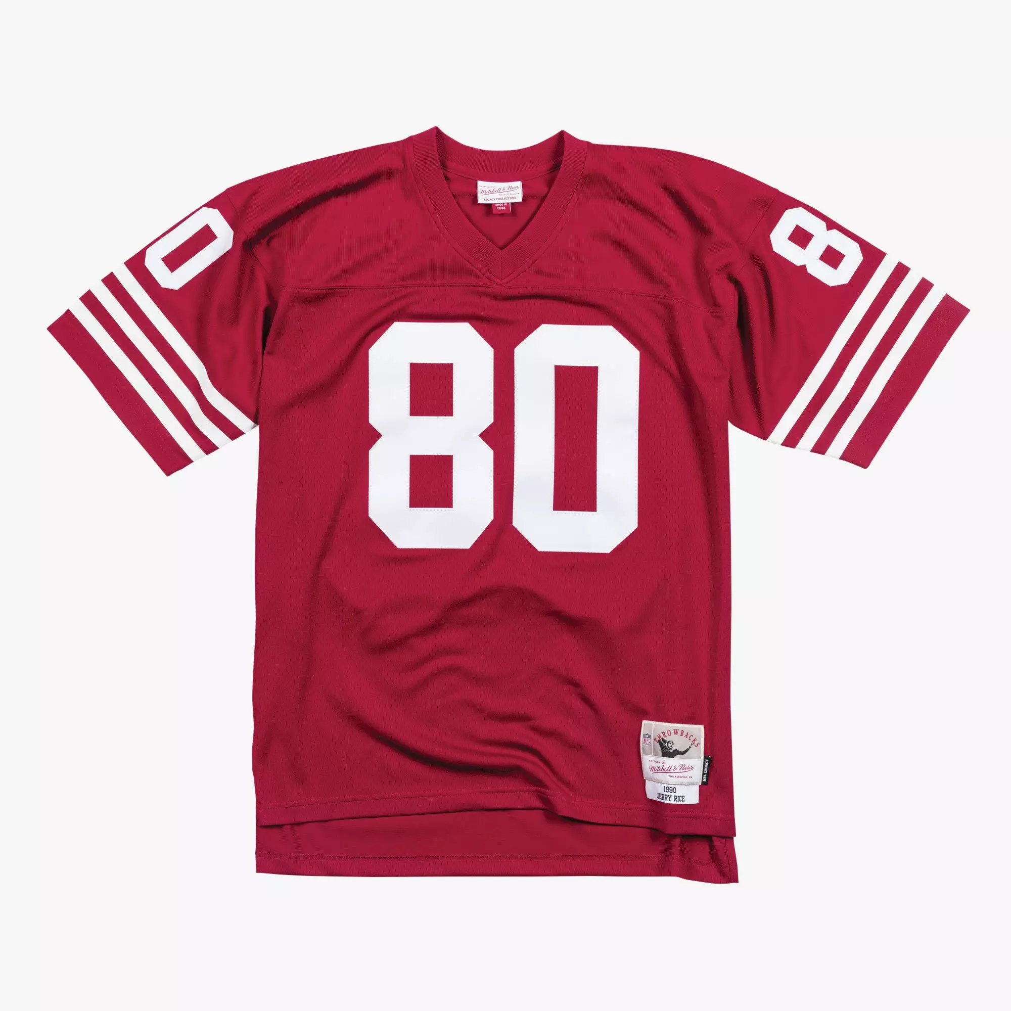 Mitchell & Ness Men's San Francisco 49ers Home Jerry Rice Jersey-Red - RED