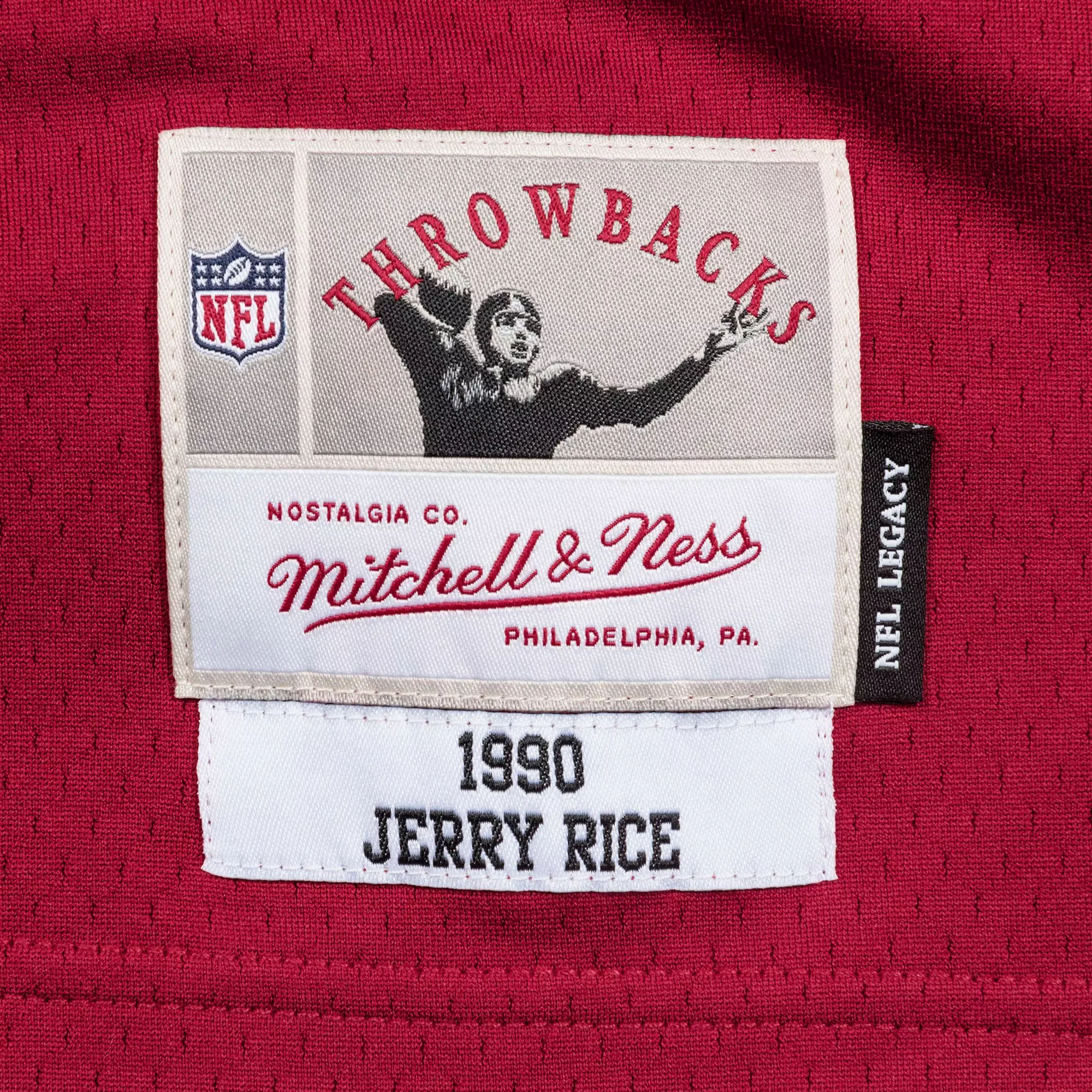 Mitchell & Ness Men's San Francisco 49ers Home Jerry Rice Jersey - Red - RED