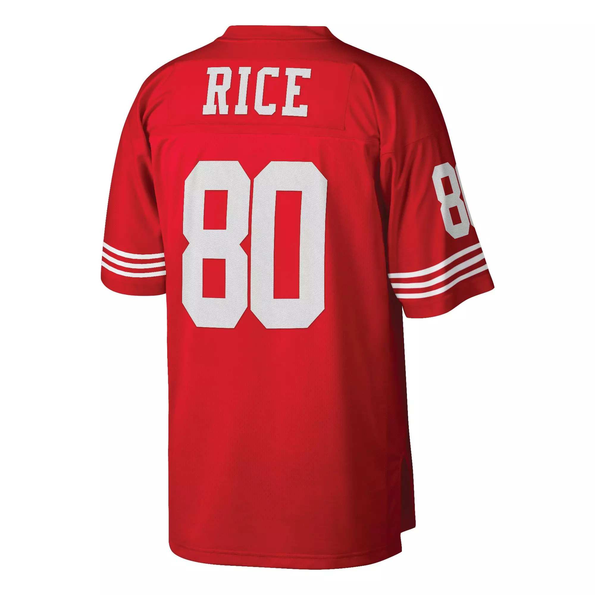 Mitchell & Ness Men's San Francisco 49ers Home Jerry Rice Jersey-Red - RED