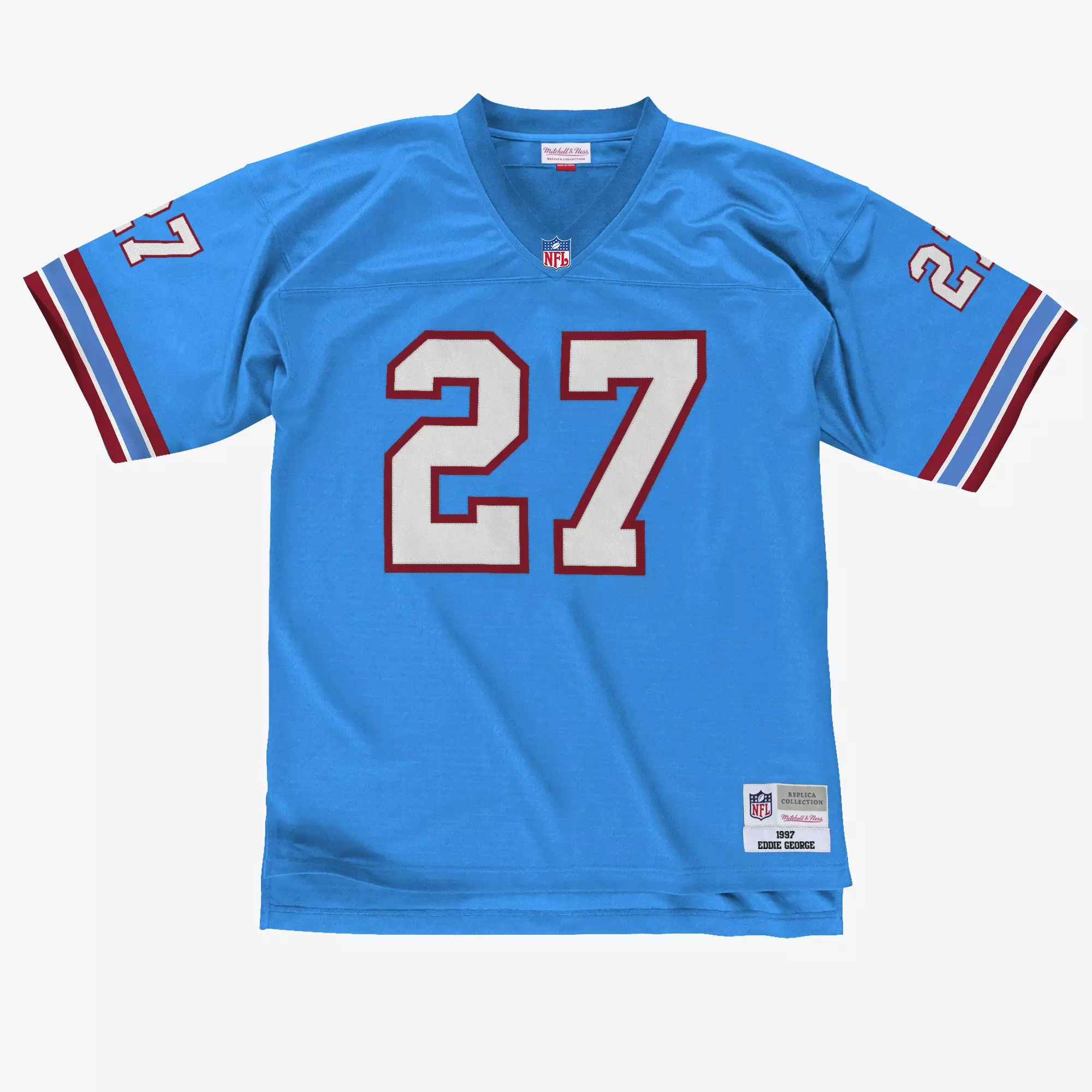 Mitchell & Ness Men's Houston Oilers Home Eddie George Jersey-Blue - BLUE
