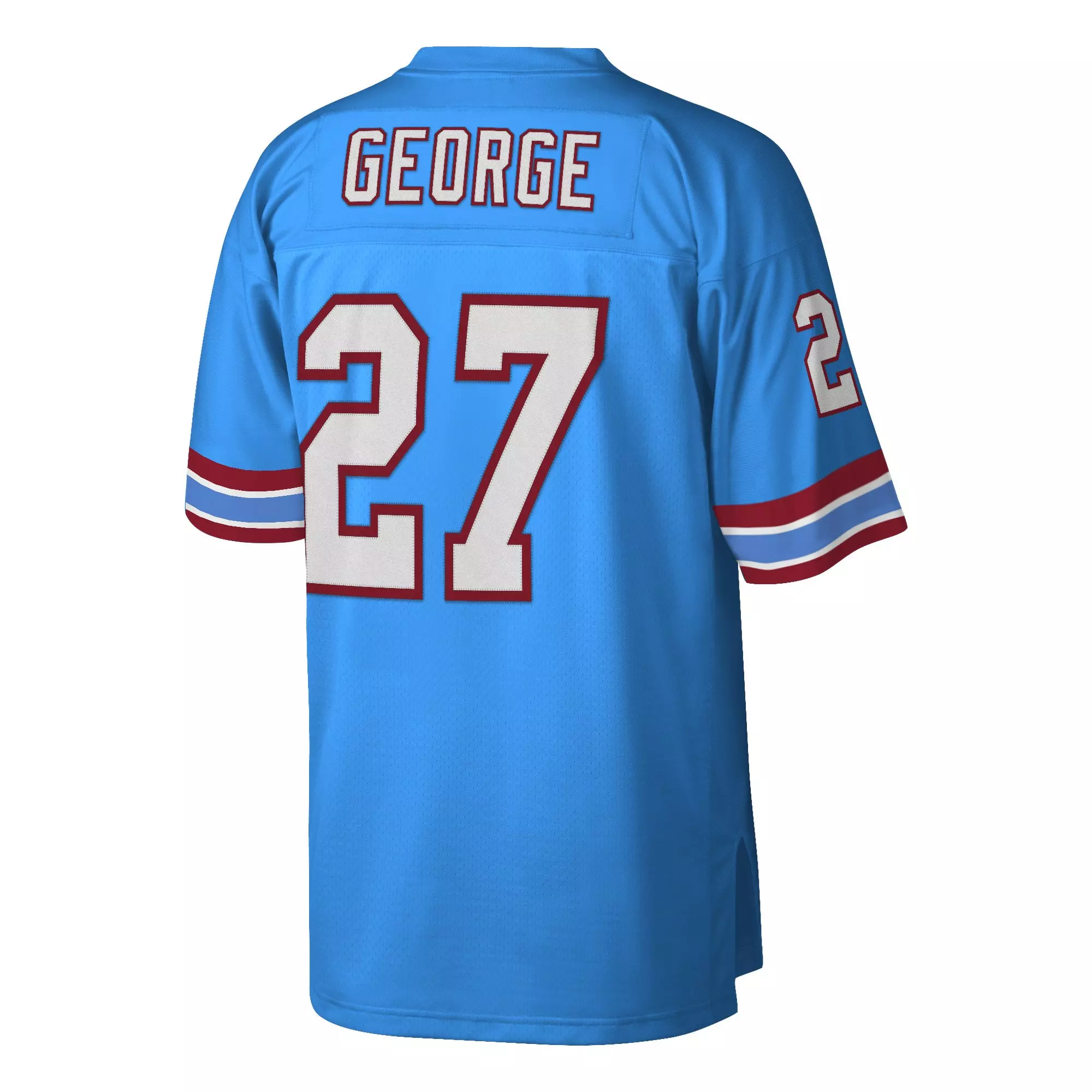 Mitchell & Ness Men's Houston Oilers Home Eddie George Jersey-Blue - BLUE