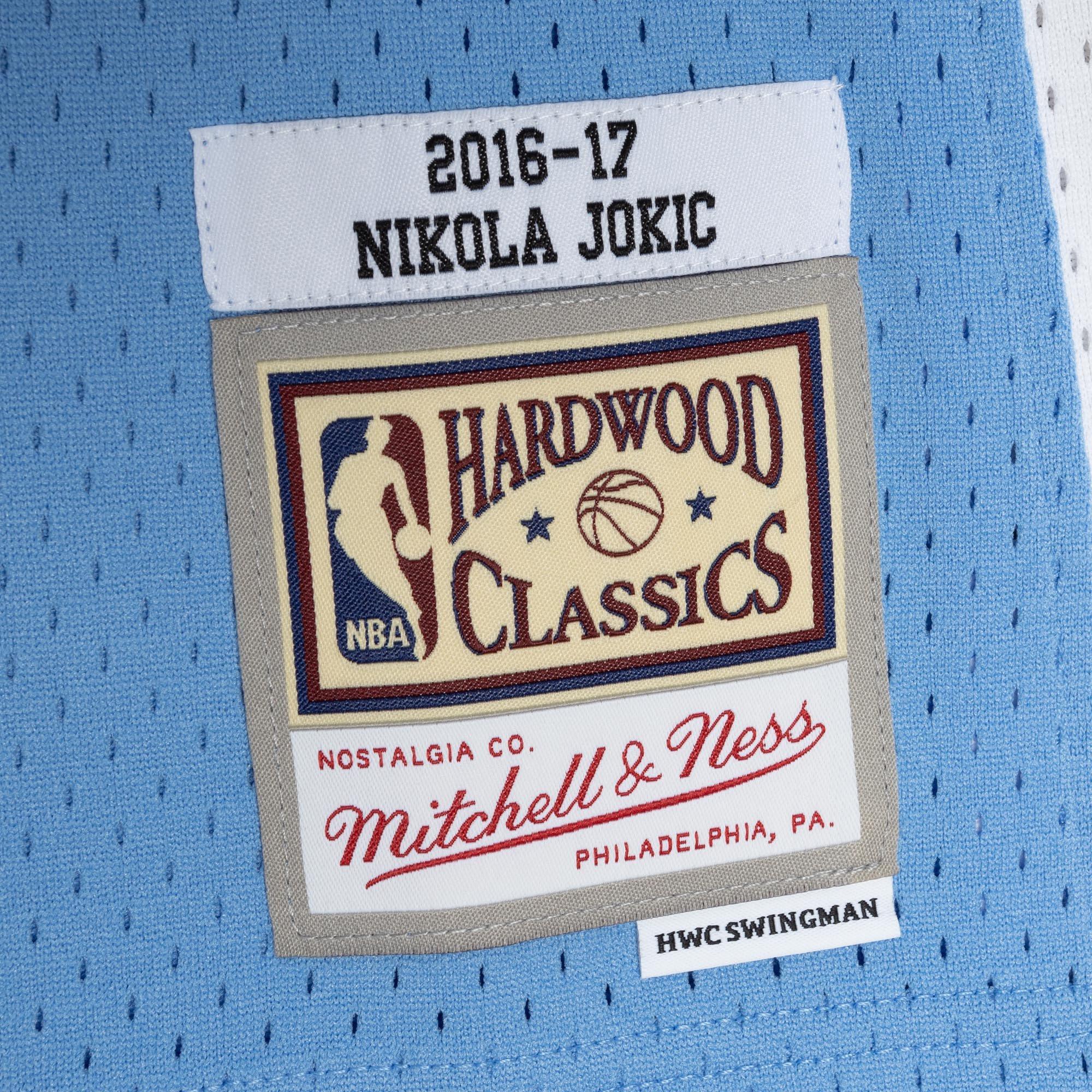 Mitchell & Ness Denver Nuggets Home Nikola Jokic Jersey - Blue - BLUE Thumbnail View 6