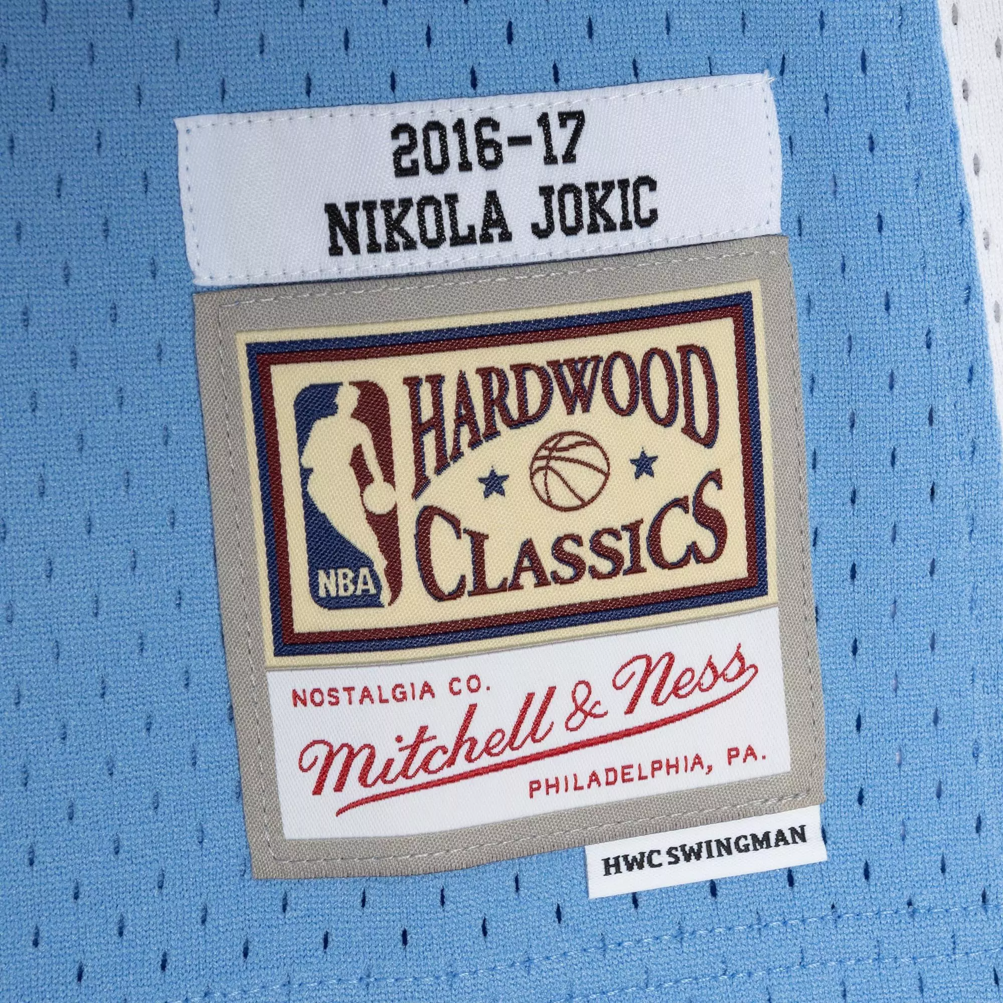 Mitchell & Ness Denver Nuggets Home Nikola Jokic Jersey - Blue - BLUE