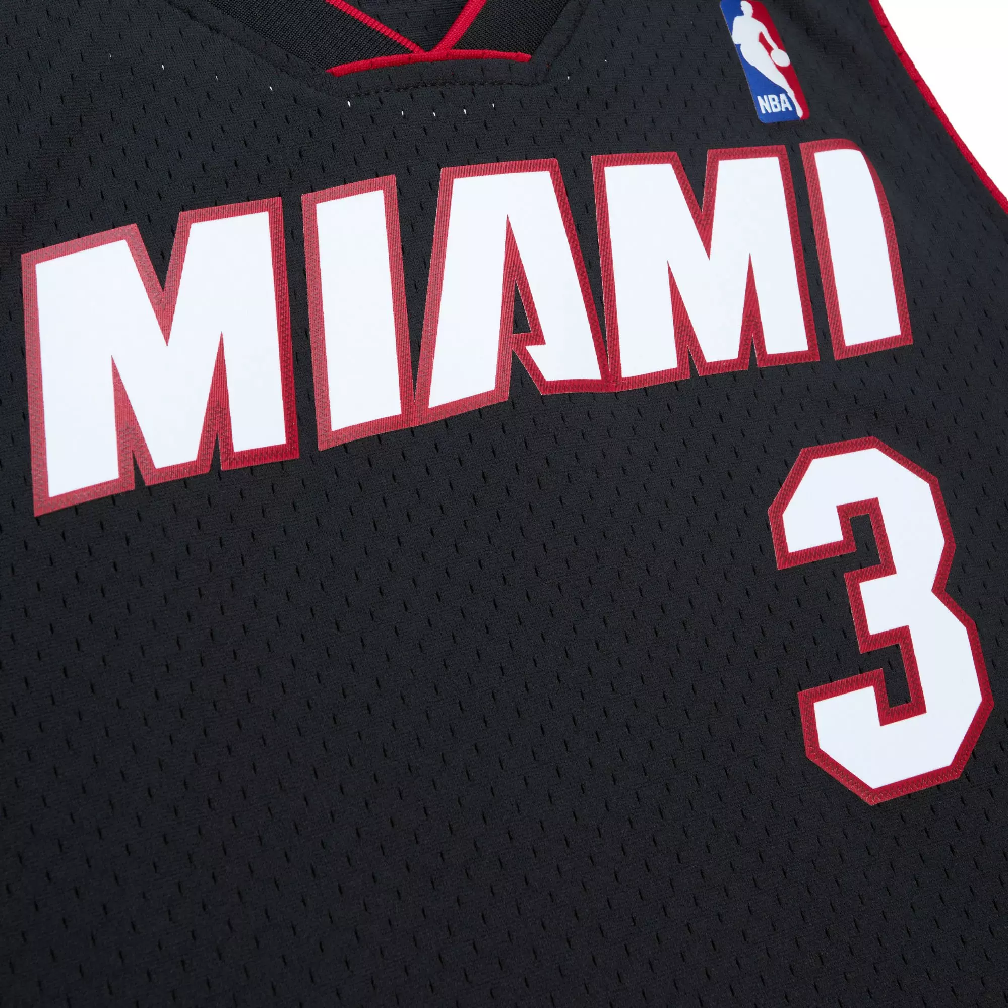 Mitchell & Ness Miami Heat Dwyane Wade Jersey-Black - BLACK