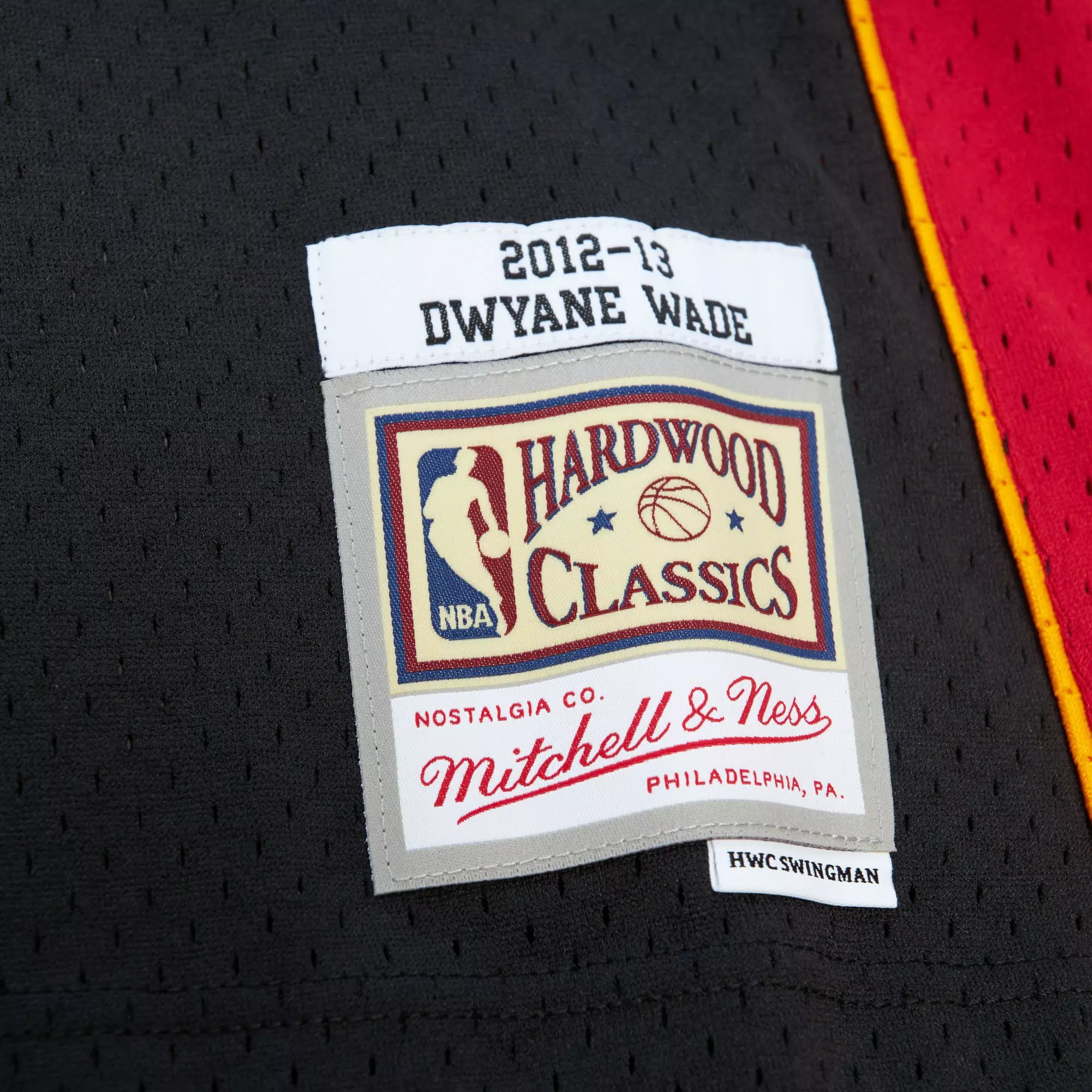 Mitchell & Ness Miami Heat Dwyane Wade Jersey - Black - BLACK