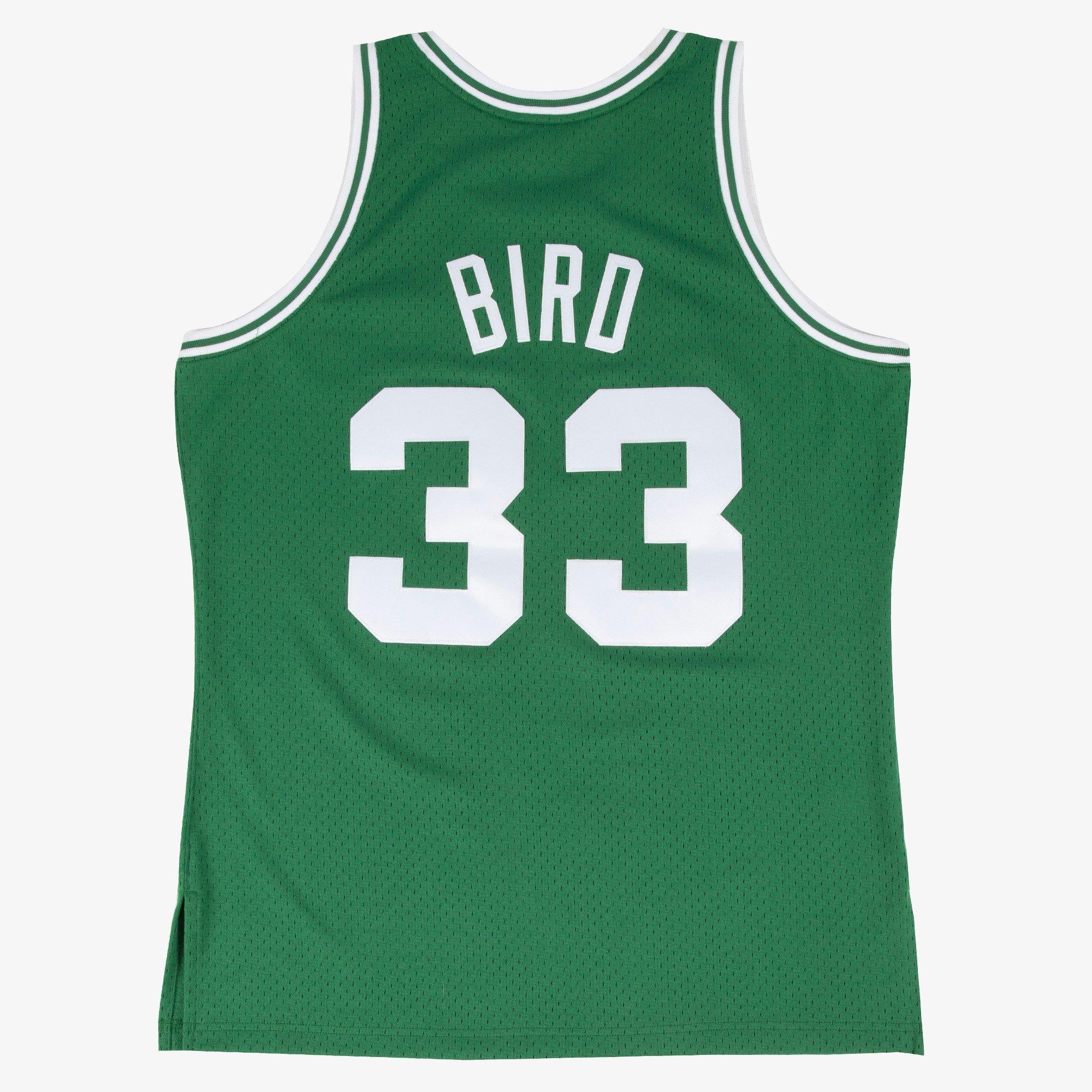 Mitchell & Ness Men's Boston Celtics Larry Bird Jersey-Green - GREEN Thumbnail View 4
