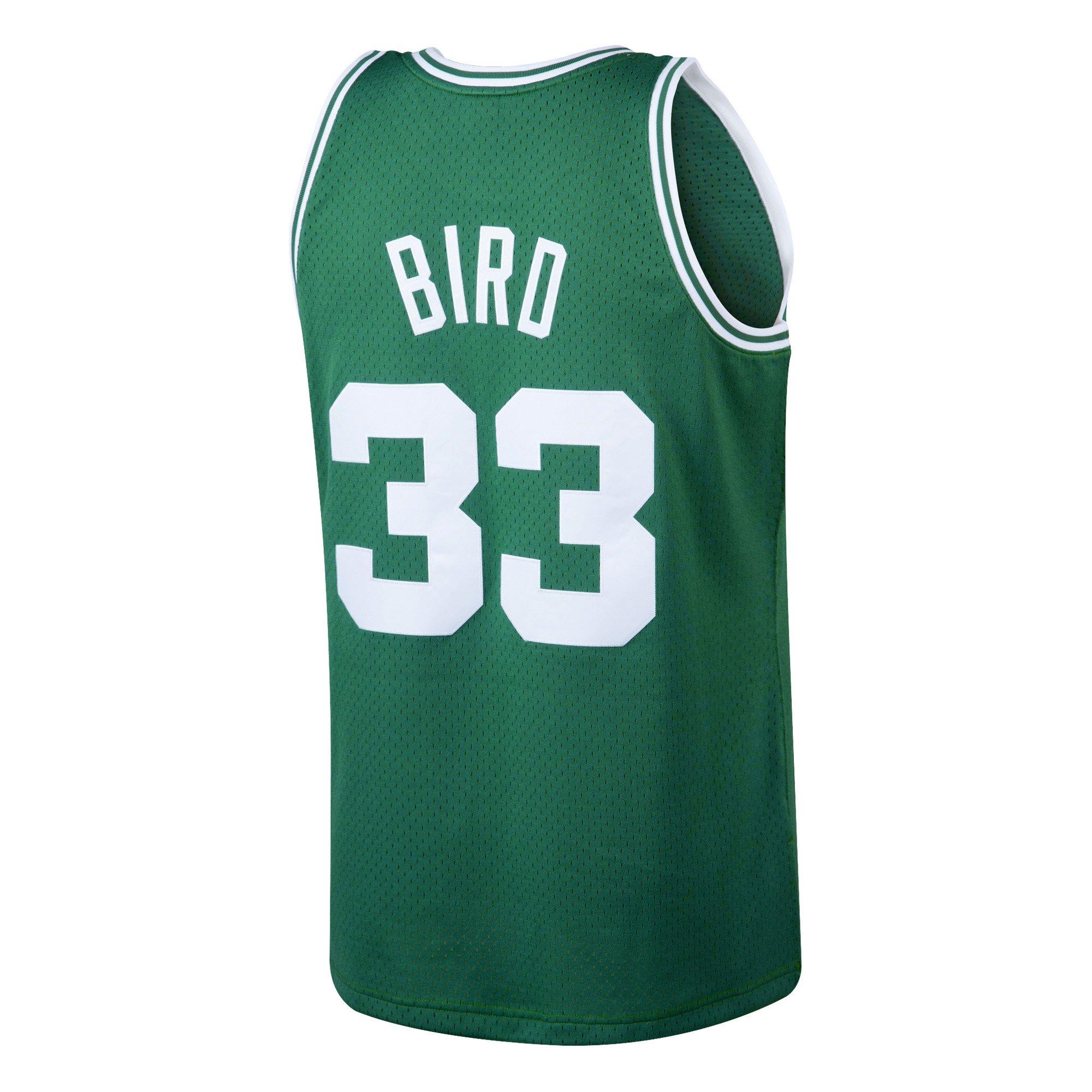 Mitchell & Ness Men's Boston Celtics Larry Bird Jersey-Green - GREEN Thumbnail View 2