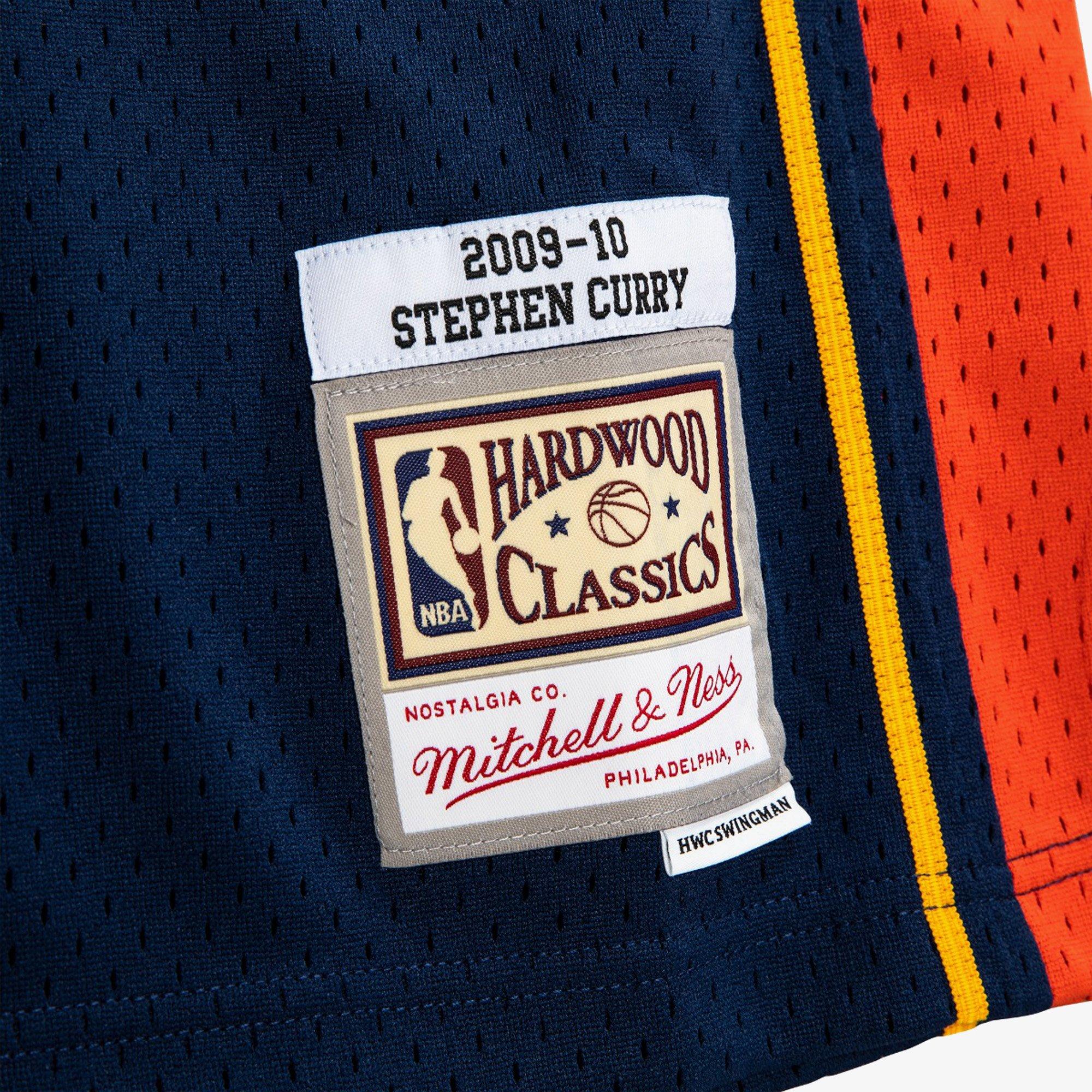 Mitchell & Ness Men's Golden State Warriors Steph Curry Jersey - Navy - NAVY Thumbnail View 5