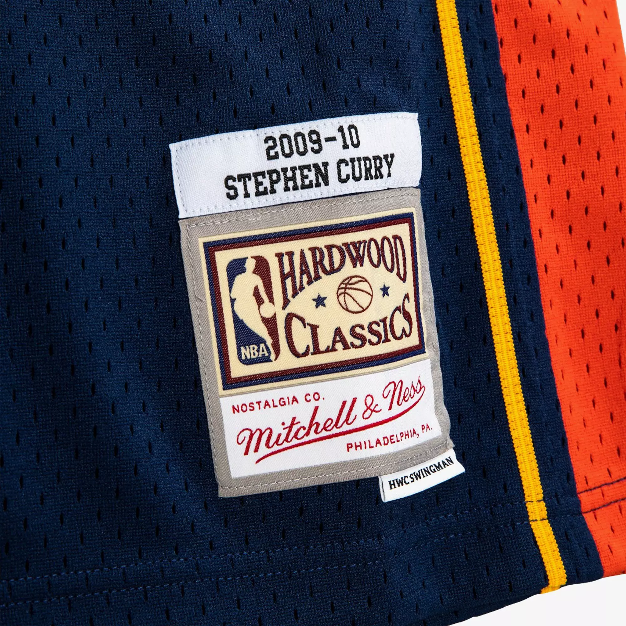 Mitchell & Ness Men's Golden State Warriors Steph Curry Jersey - Navy - NAVY