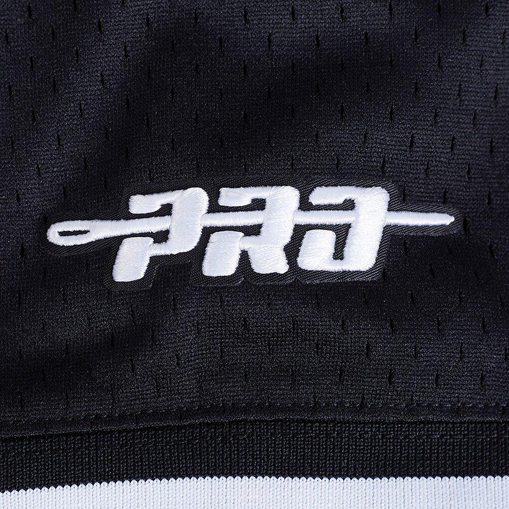 Pro Standard Men's Chicago Bulls Metallic Roses Jersey-Black - BLACK/RED/SILVER Thumbnail View 6