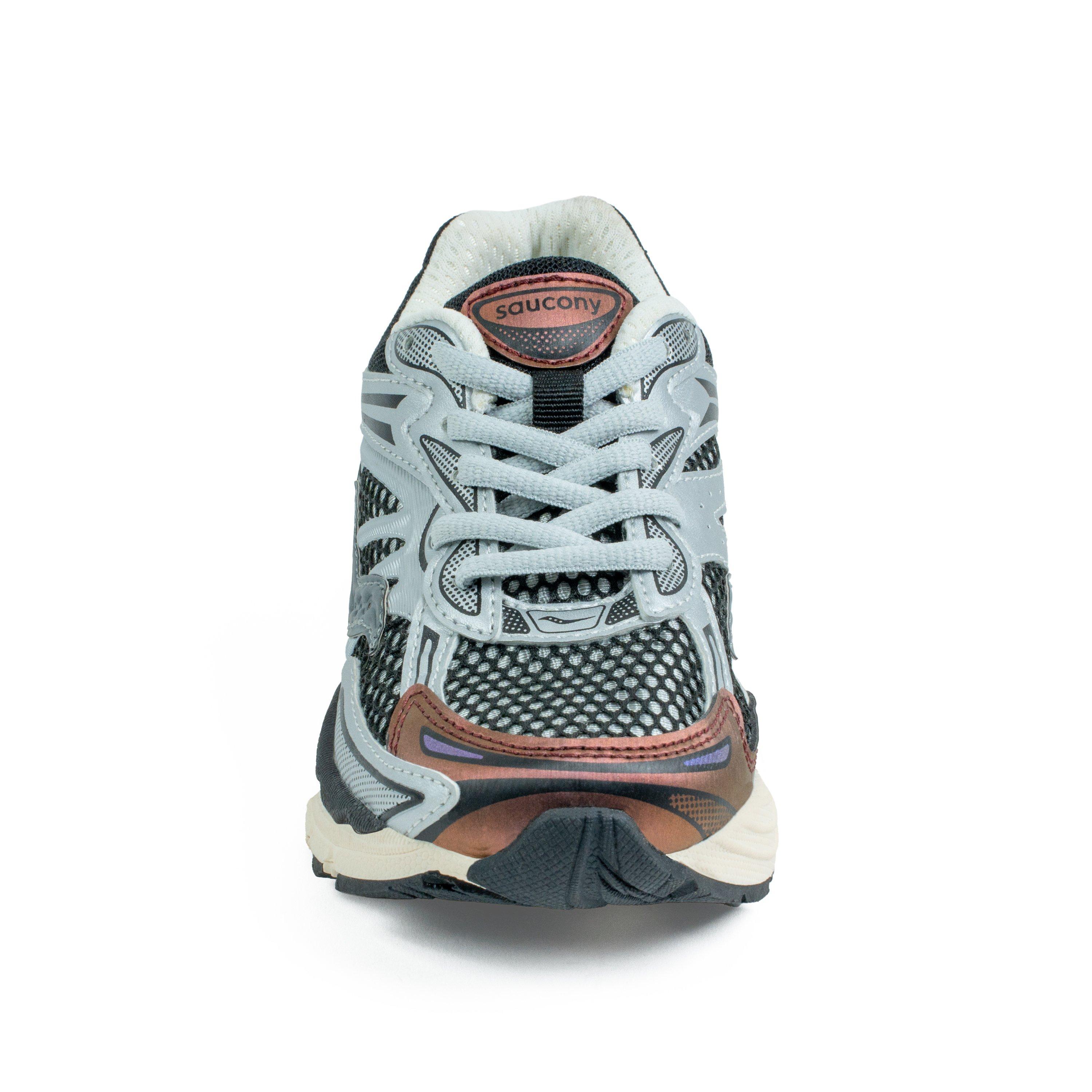 Saucony Omni 9 Grade School Kids' "Grey/Burgundy" Shoe
