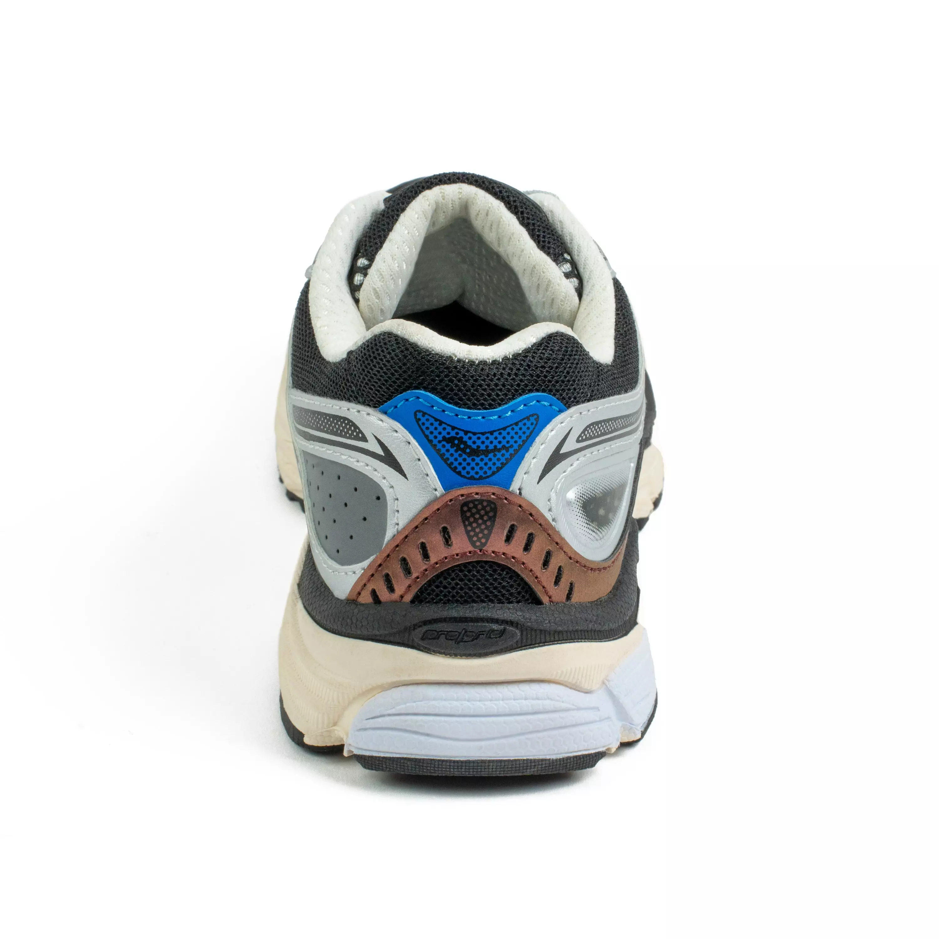 Saucony Omni 9 "Grey/Burgundy" Preschool Kids' Shoe - GREY/BURGUNDY