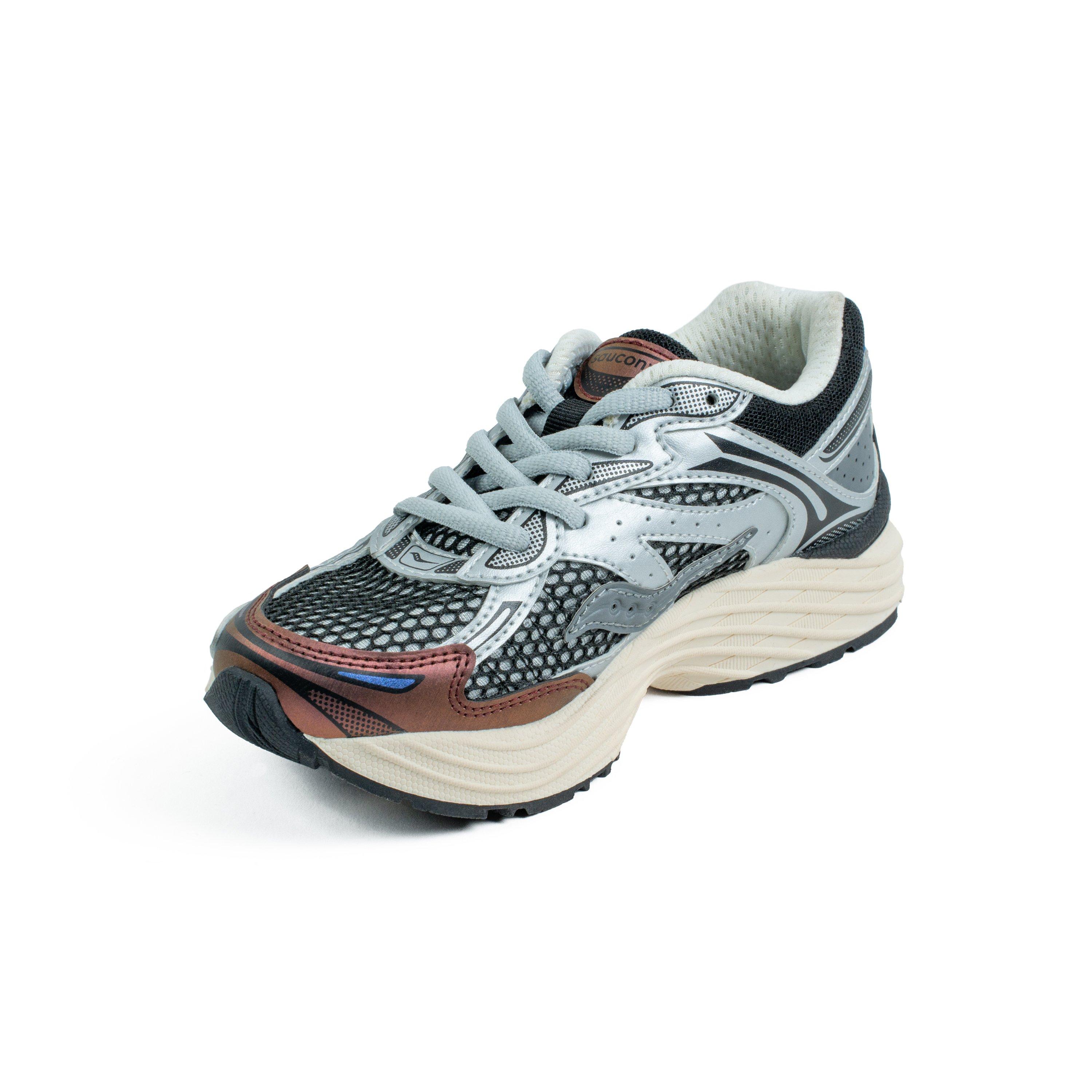 Saucony Omni 9 Preschool Kids'  "Grey/Burgundy" Shoe