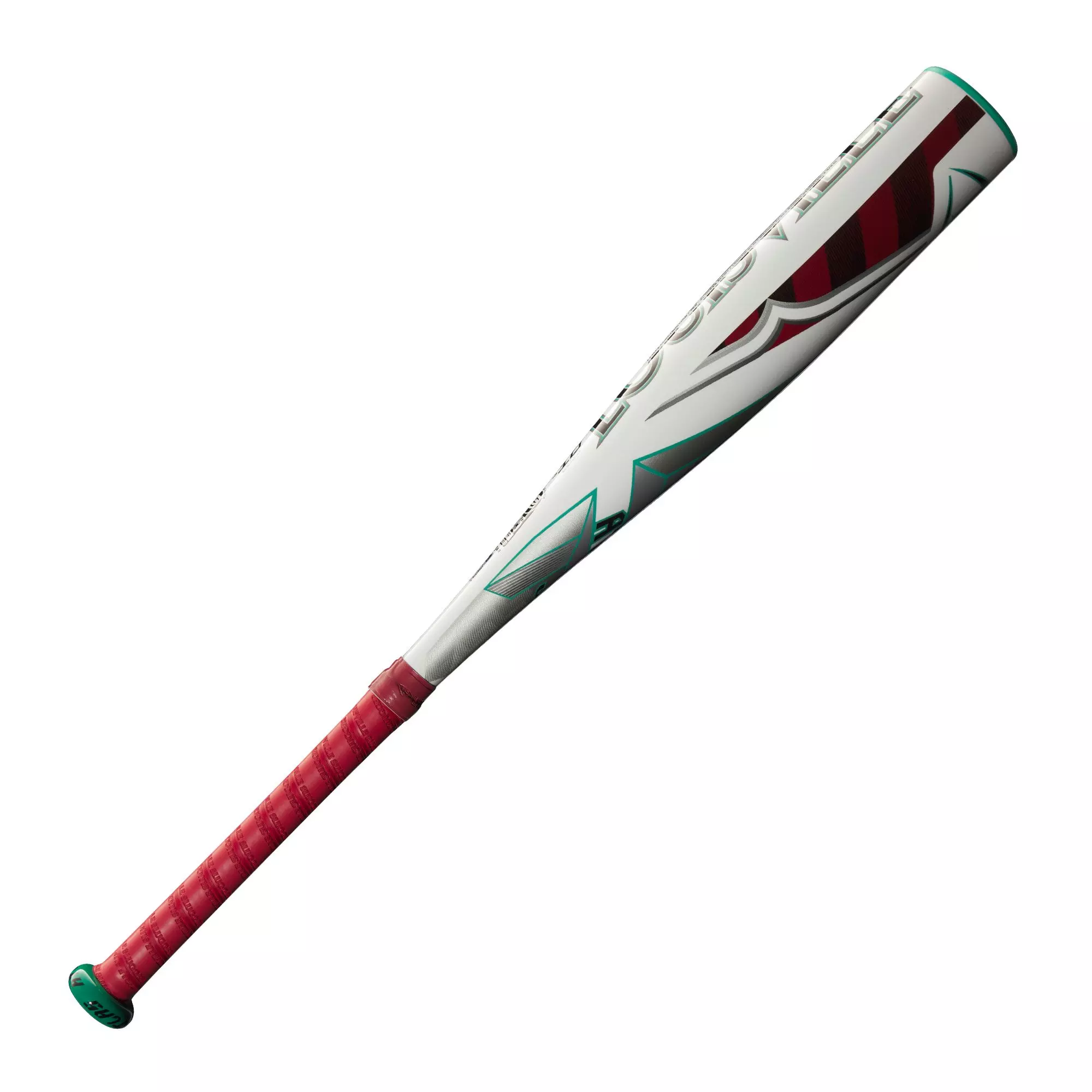 Louisville Slugger Atlas Junior Big Barrell Baseball Bat (-10) 2025 - WHITE/TEAL