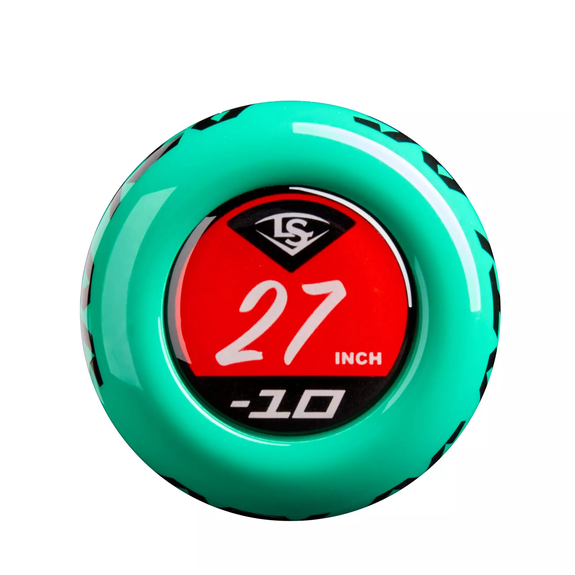 Louisville Slugger Atlas Junior Big Barrell Baseball Bat (-10) 2025 - WHITE/TEAL