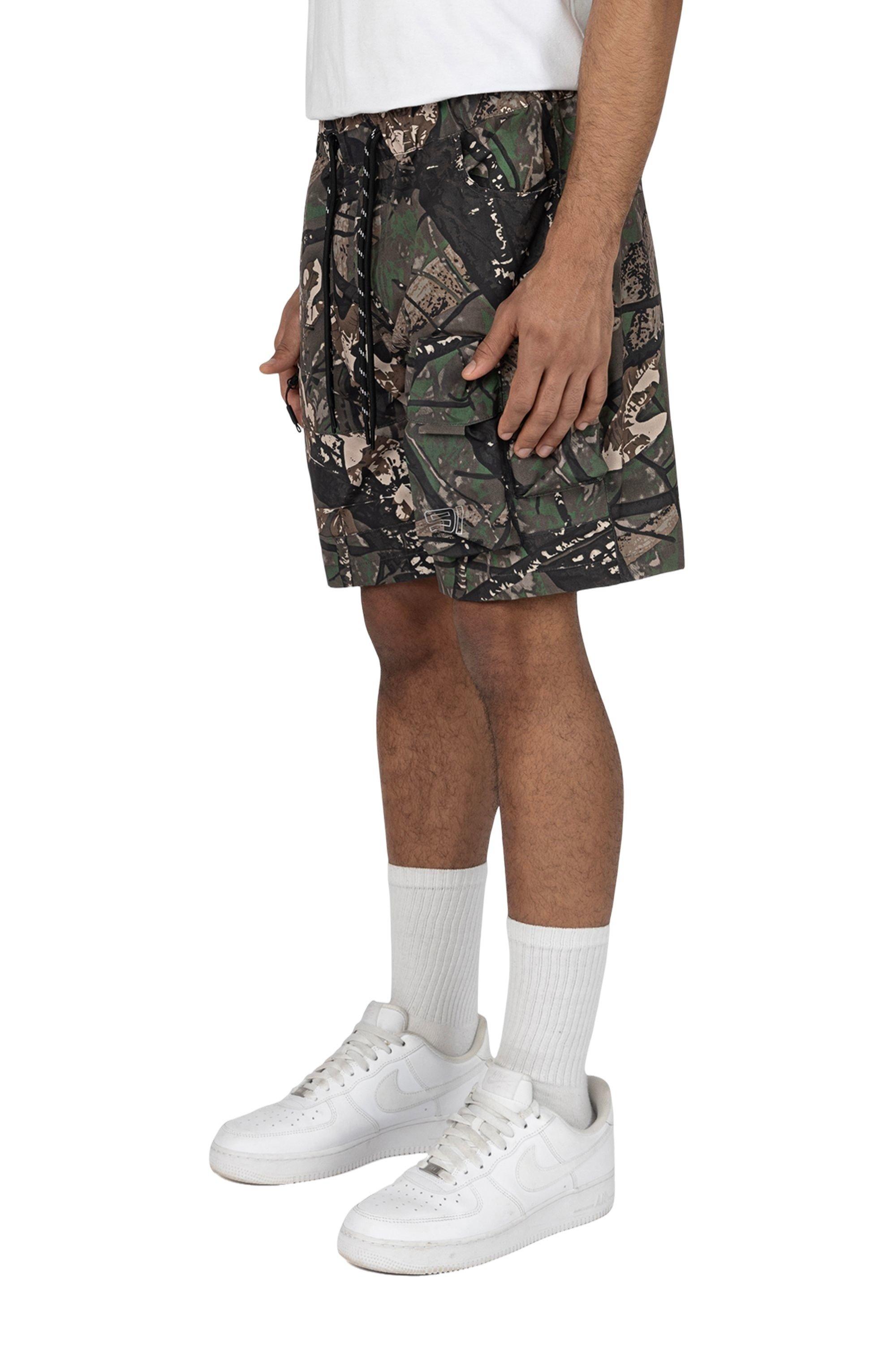 Grindhouse Tree Camo Nylon Cargo Men's Shorts