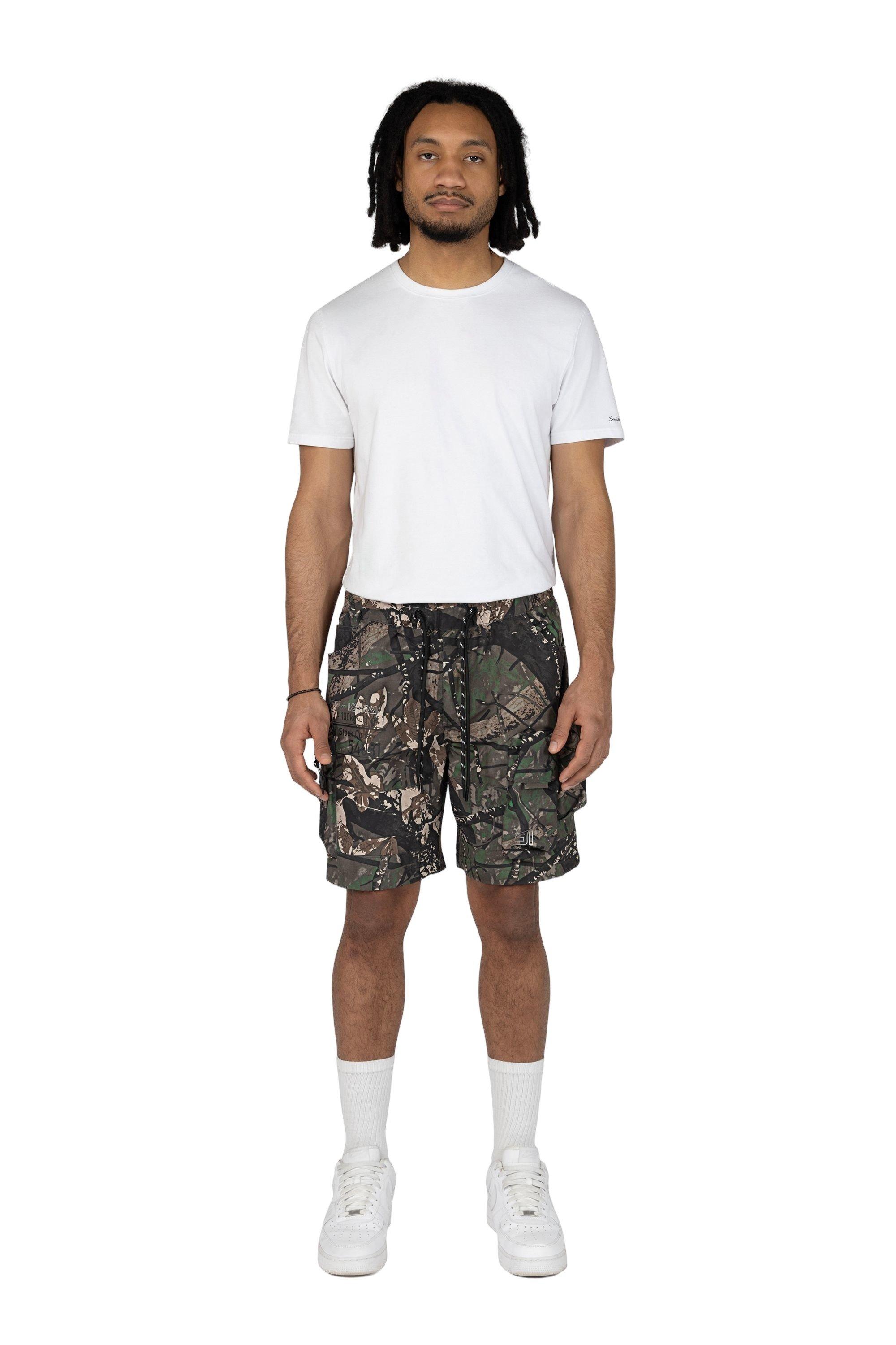 Grindhouse Tree Camo Nylon Cargo Men's Shorts