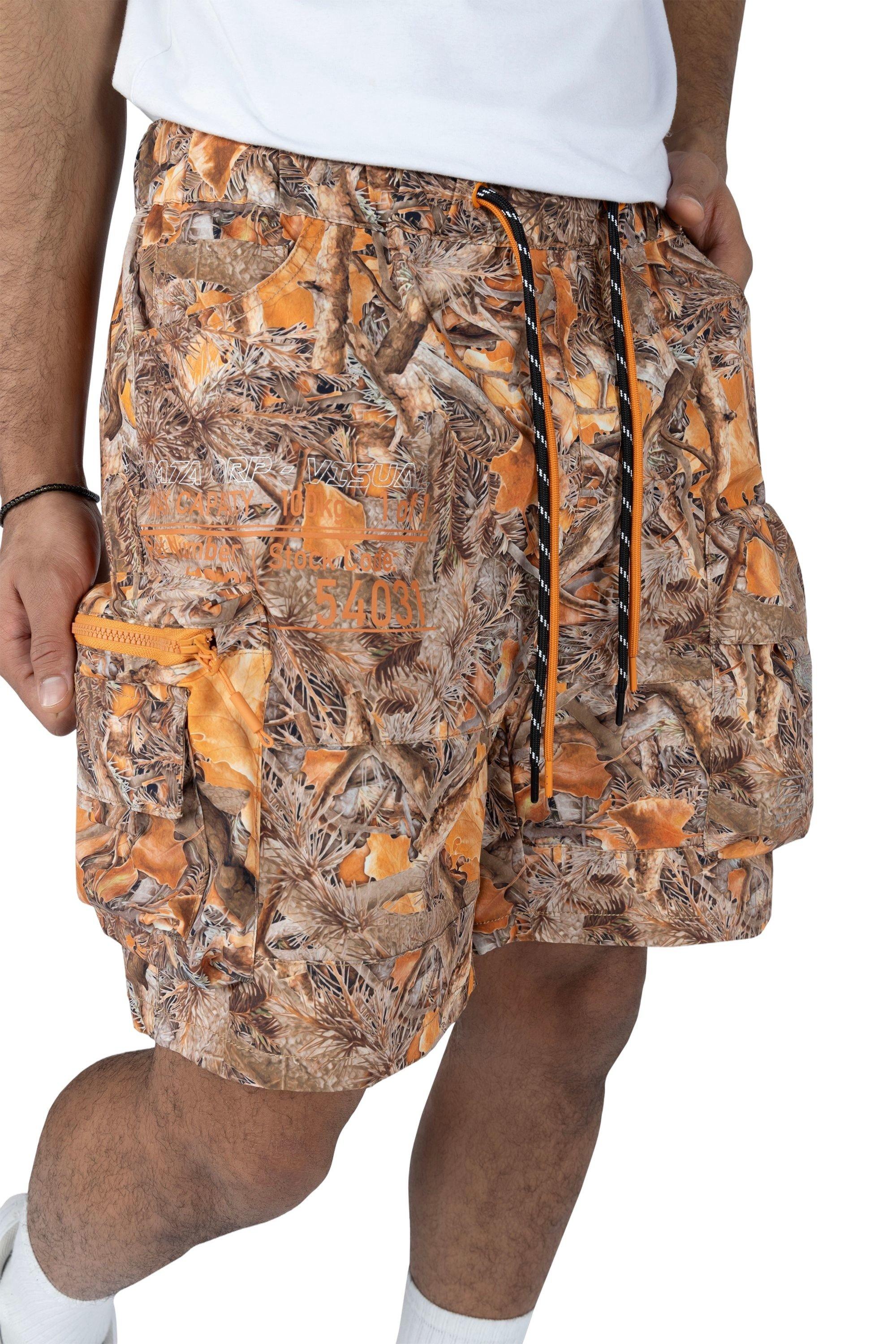 Grindhouse Amber Camo Nylon Cargo Men's Shorts