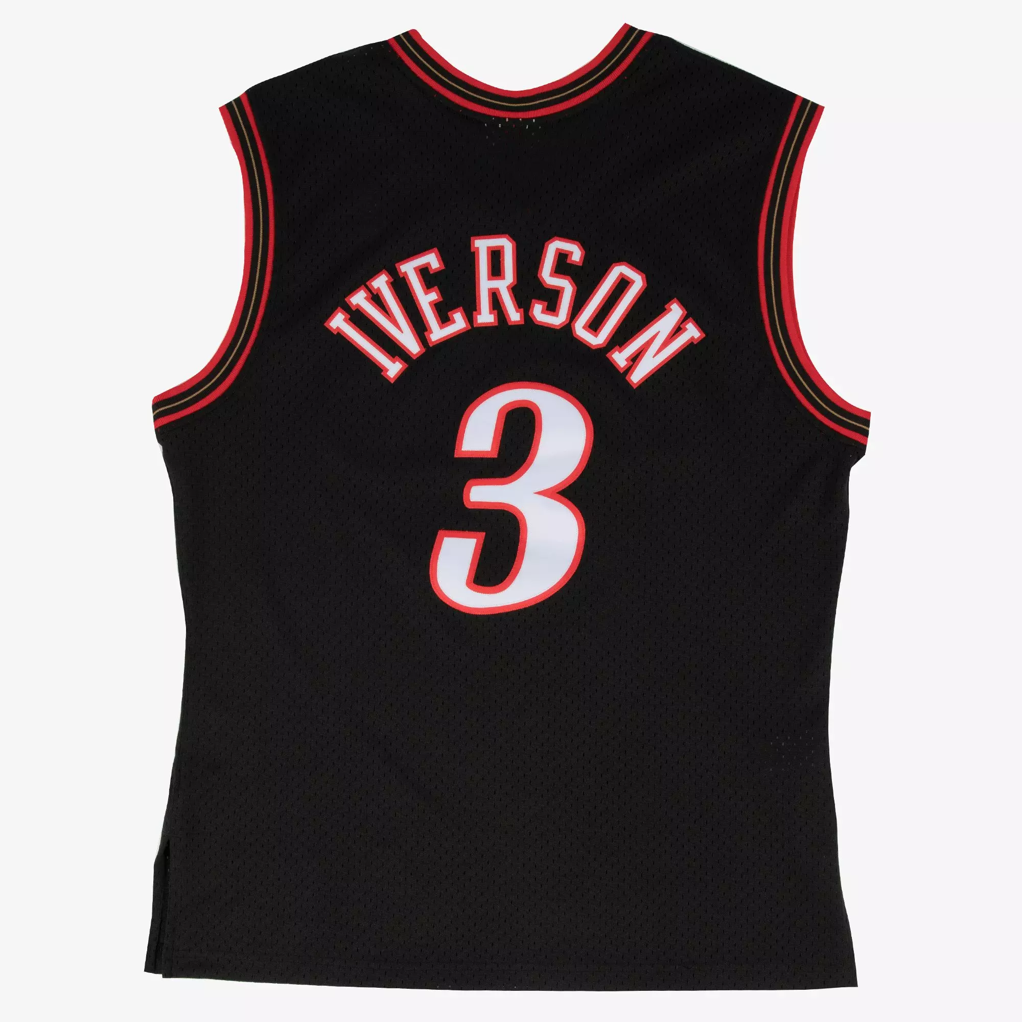Mitchell & Ness Men's Philadelphia 76ers Allen Iverson Jersey-Black - BLACK