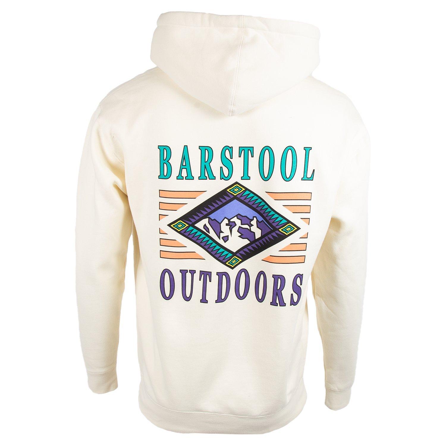 Barstool Sports Men's Outdoors Mountain Climb Hoodie - SAND Thumbnail View 2