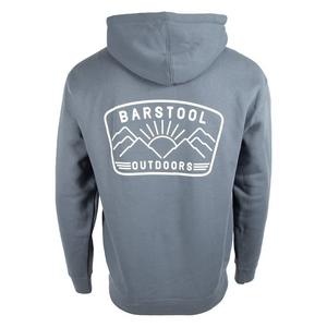 Barstool Sports Men's Outdoors Hoodie - Mountain Grey