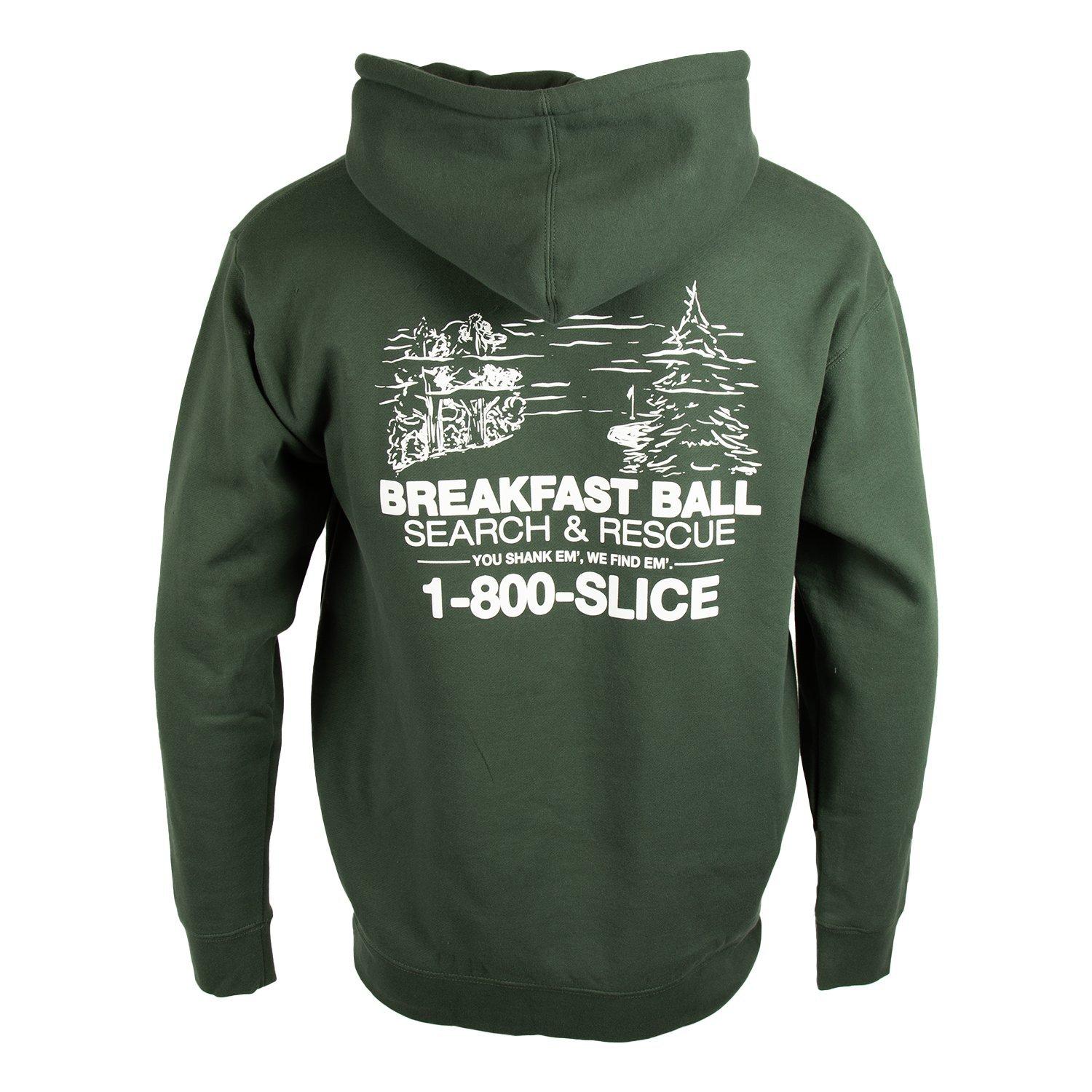 Barstool Sports Men's Golf Breakfast Ball Hoodie - GREEN Thumbnail View 2