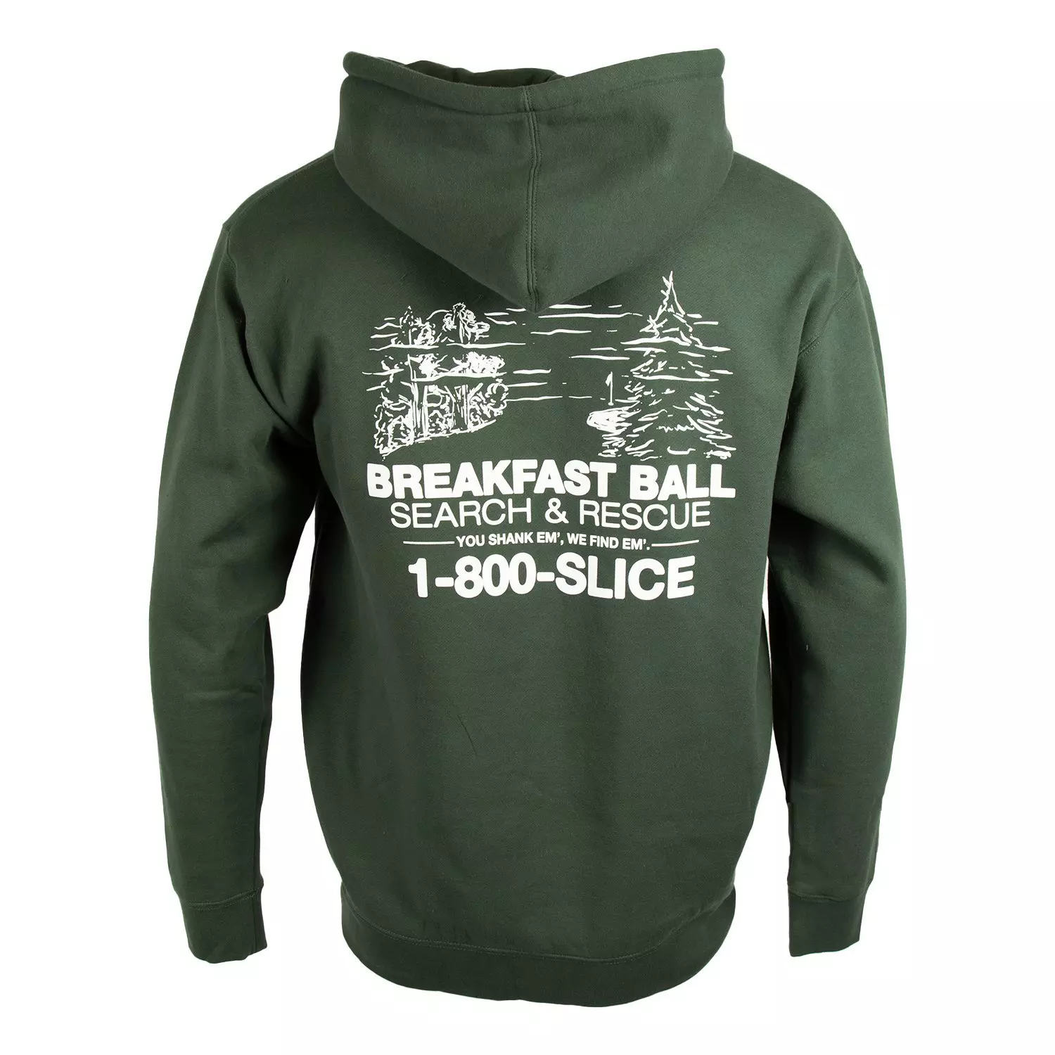 Barstool Sports Men's Golf Breakfast Ball Hoodie - GREEN