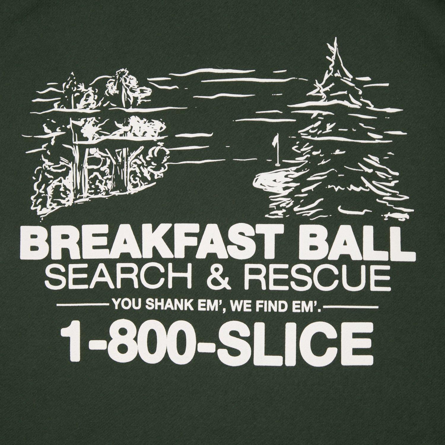 Barstool Sports Men's Golf Breakfast Ball Hoodie - GREEN Thumbnail View 3