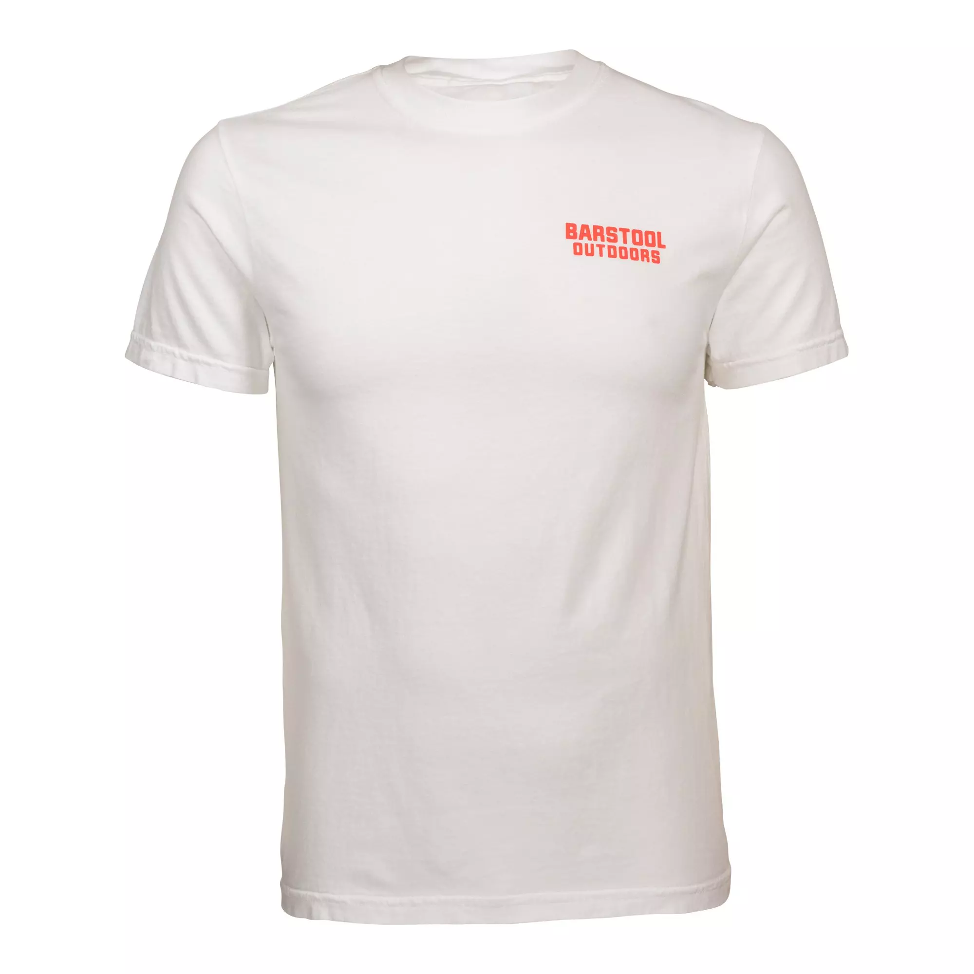 Barstool Sports Men's Outdoors Bass Fish Tee - WHITE