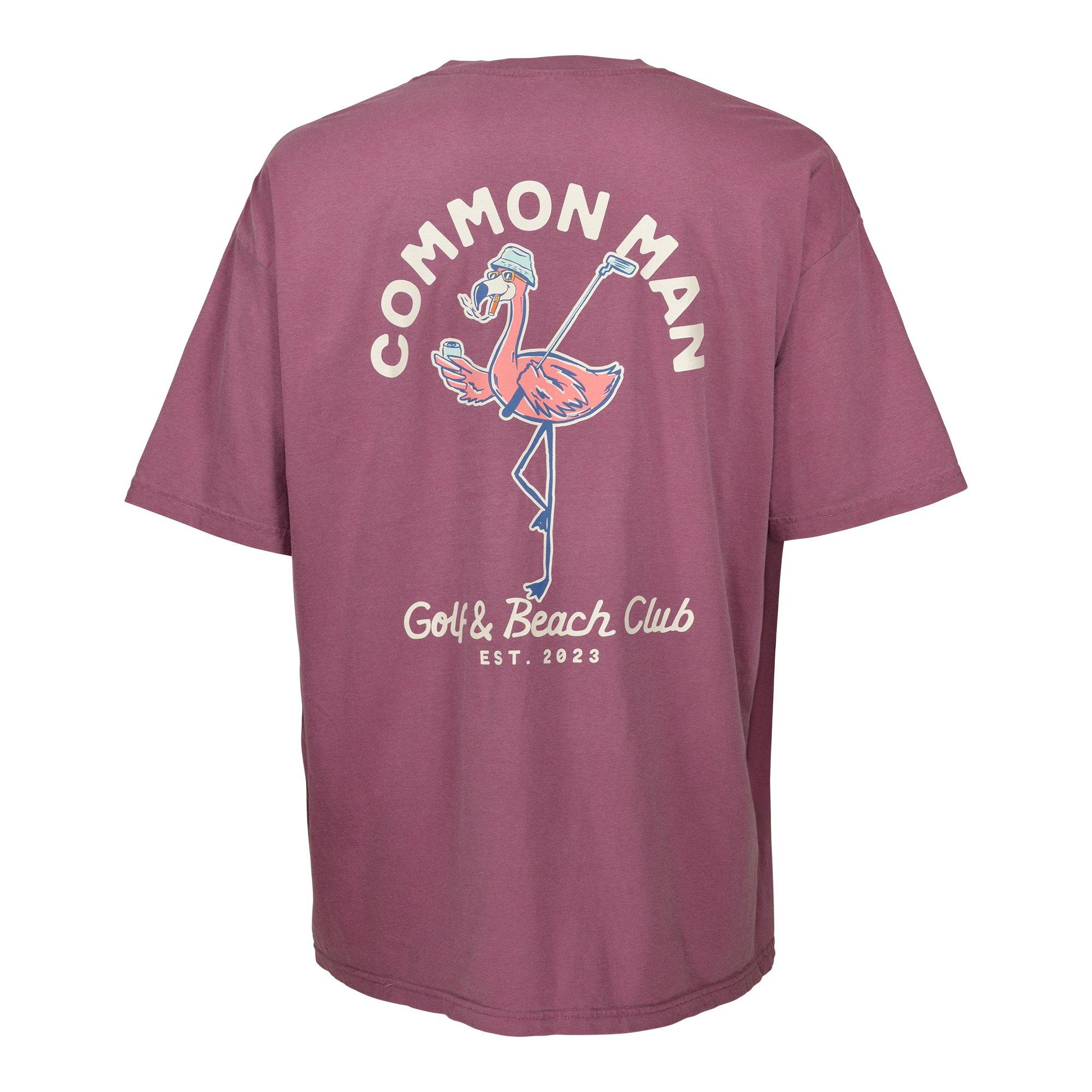 Barstool Sports Men's Golf Common Man Tee - BERRY Thumbnail View 1