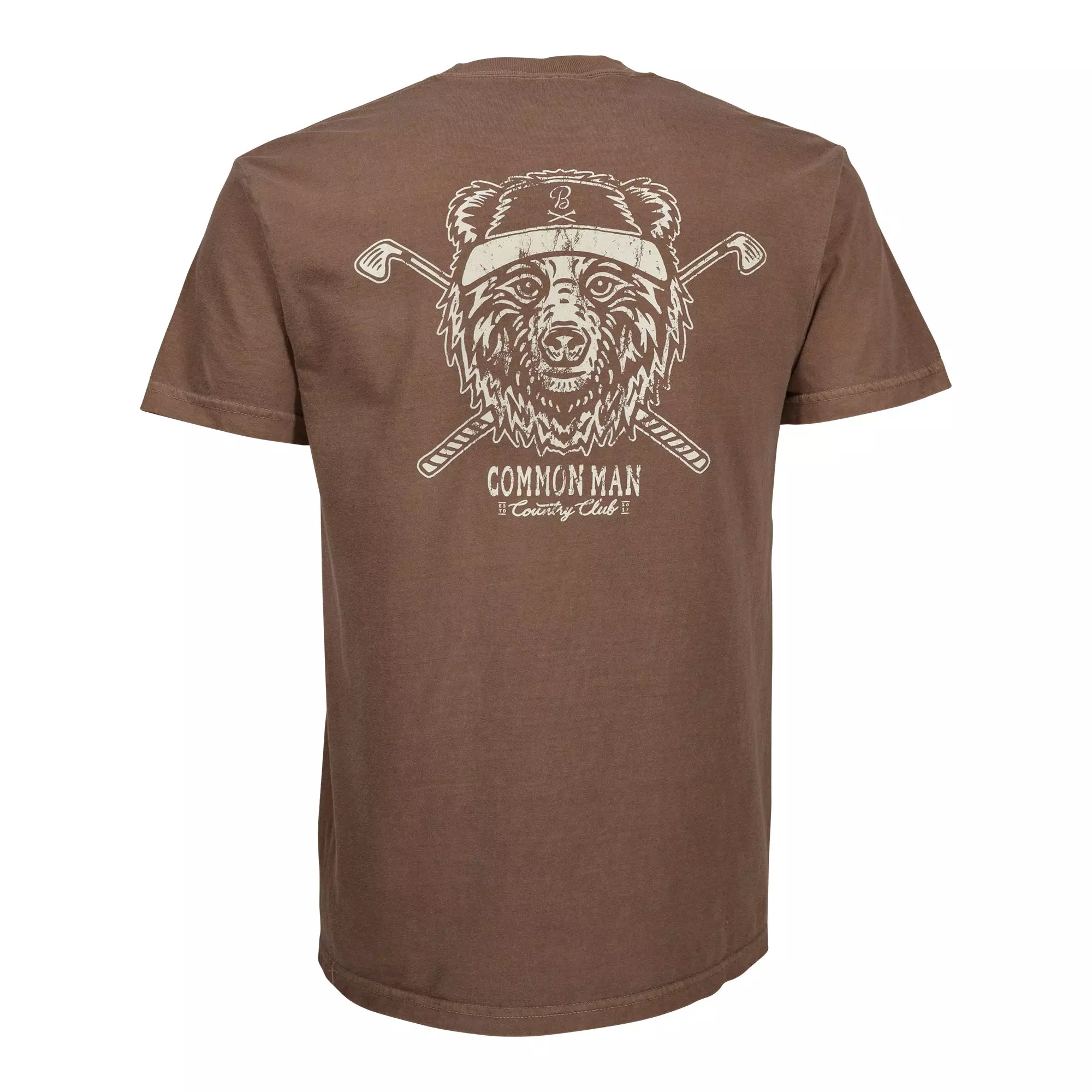 Barstool Sports Men's Golf Common Tee-Chocolate - CHOCOLATE