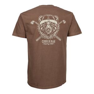 Barstool Sports Men's Golf Common Tee-Chocolate
