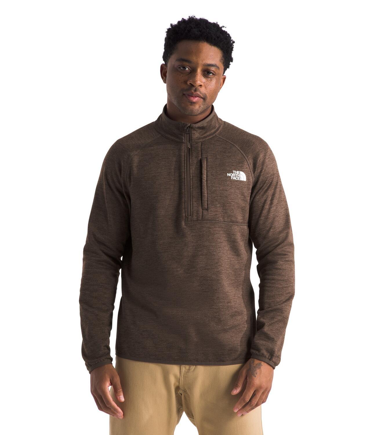 The North Face Men's Canyonlands 1/2-Zip Jacket - BROWN Thumbnail View 1