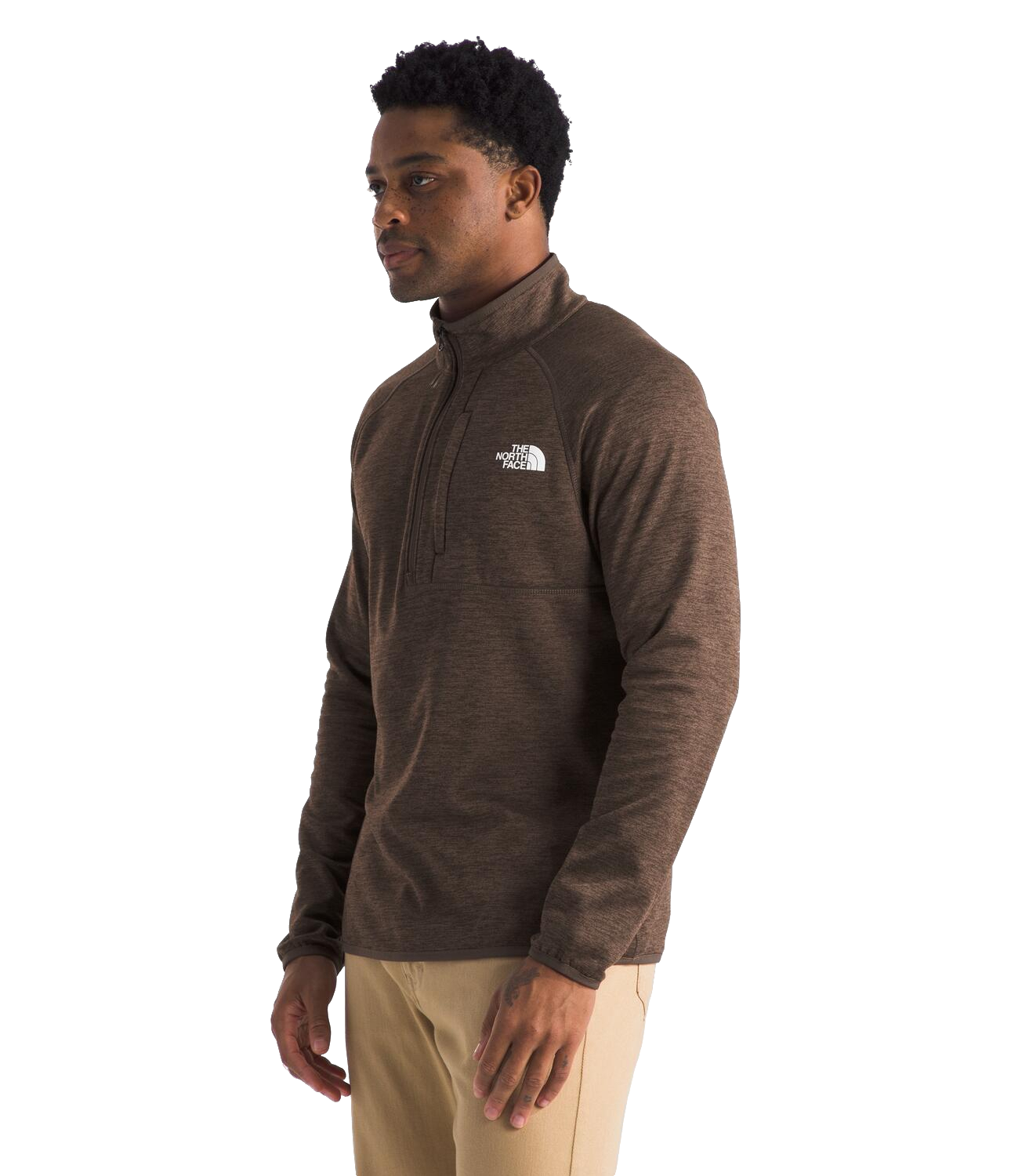 The North Face Men's Canyonlands 1/2-Zip Jacket - BROWN Thumbnail View 3