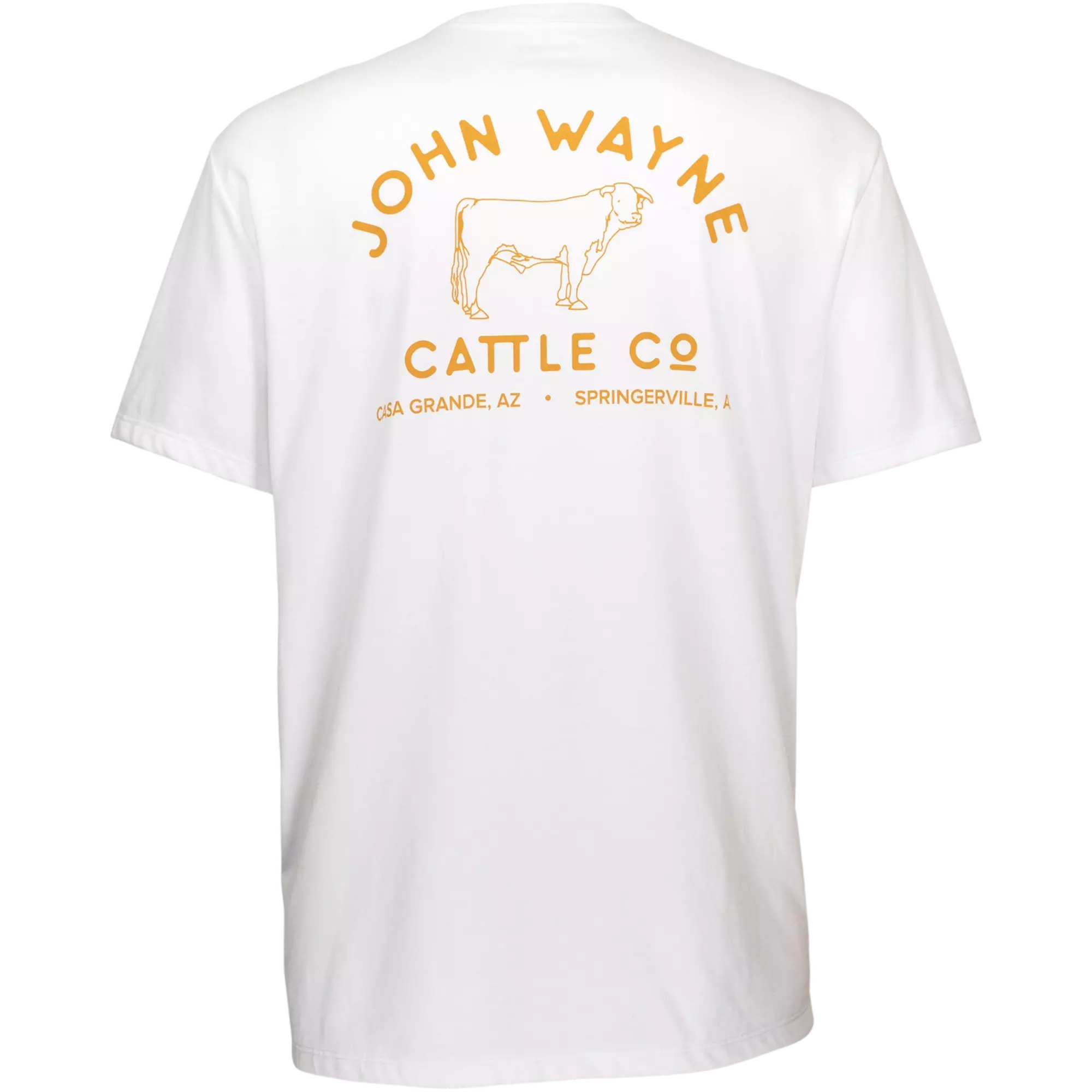 Hooey Men's JW Cattle Co Tee - WHITE