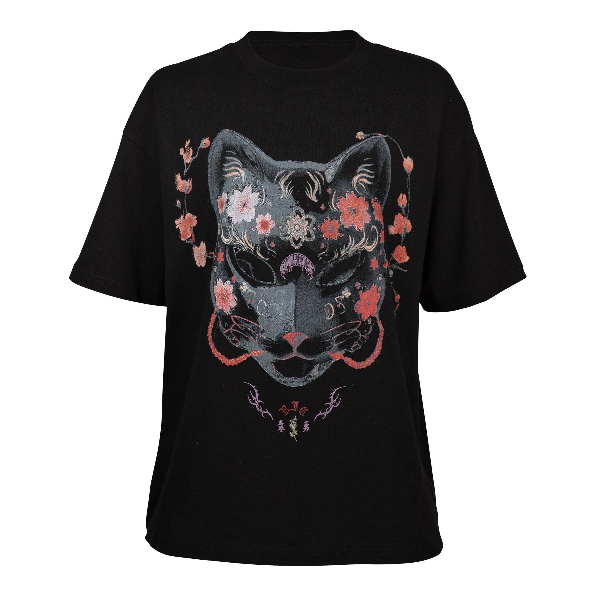 Civil Regime Women's NightMare Reaper Tee - Black - BLACK Thumbnail View 1