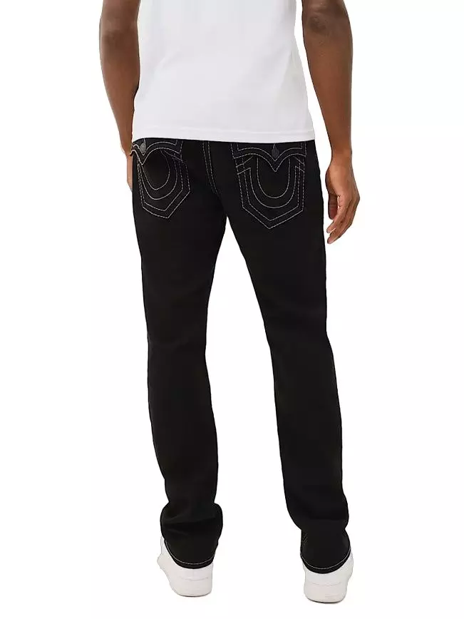 True Religion Men's Core Big T 34" Pants - Black - BLACK