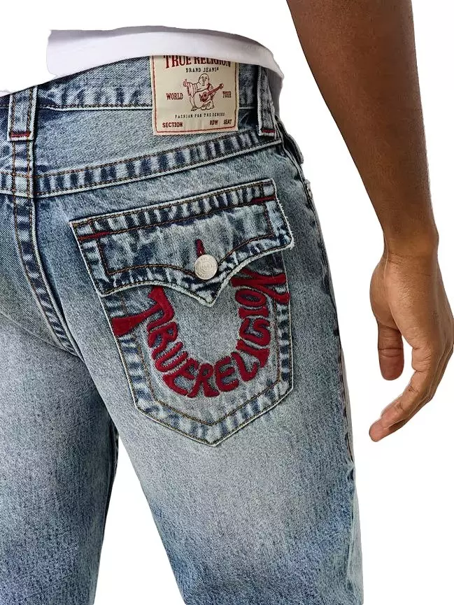 True Religion Men's 34" Ricky Flap Warped Pants